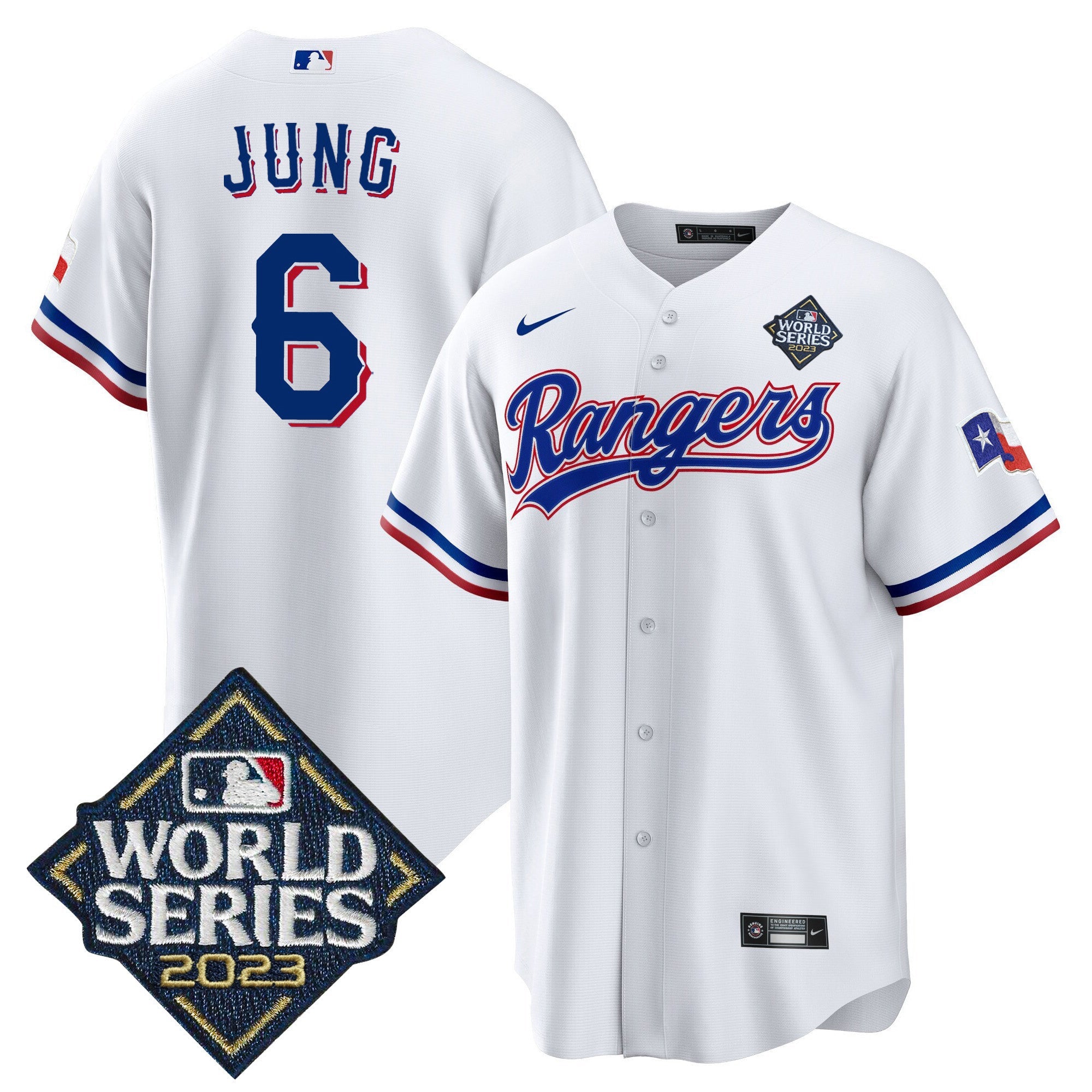 Men’s Texas 2023 World Series Cool Base Jersey V2