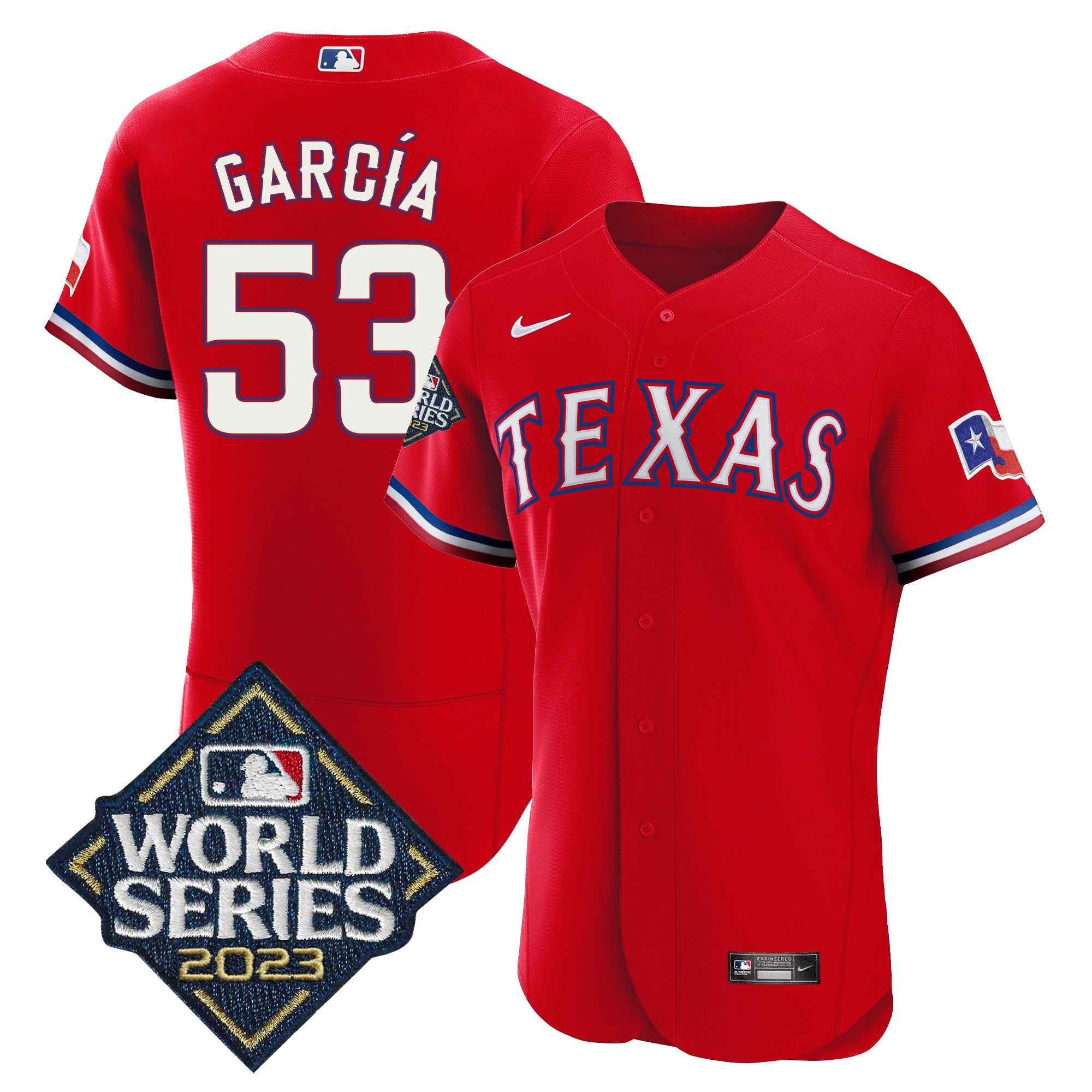 Men’s Texas 2023 World Series Flex Base Jersey