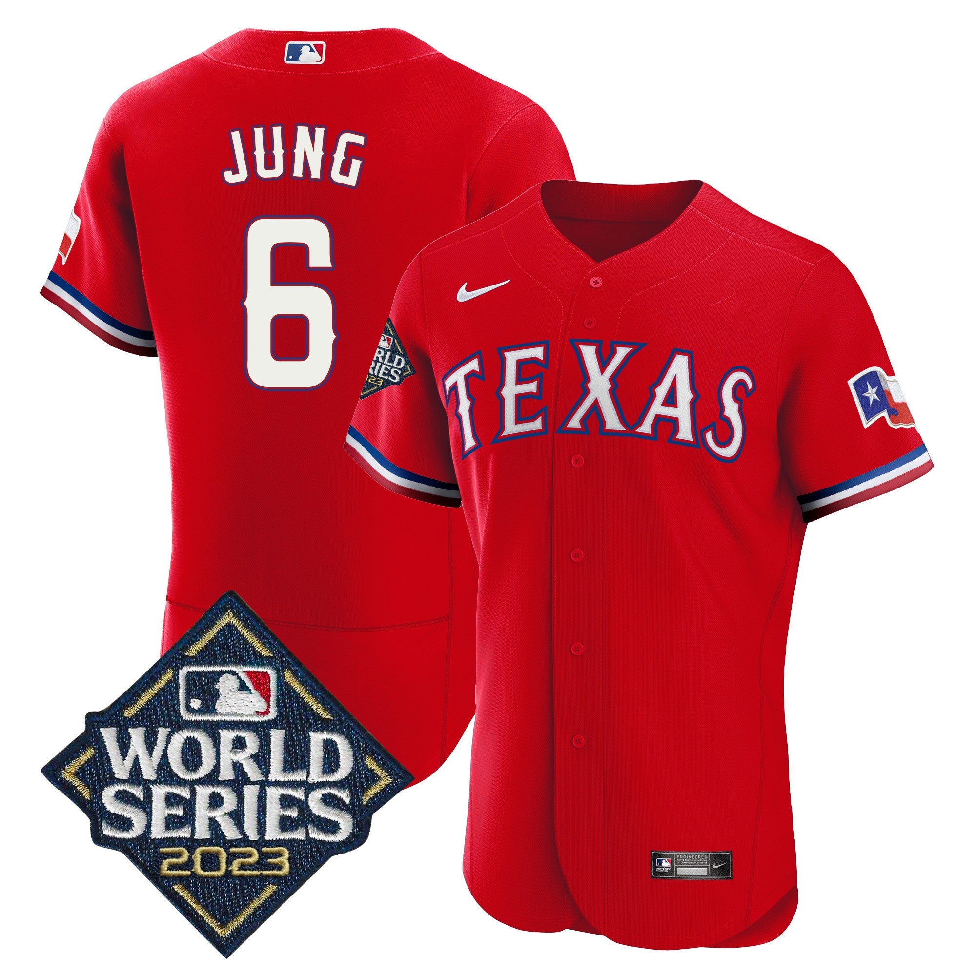 Men’s Texas 2023 World Series Flex Base Jersey V1