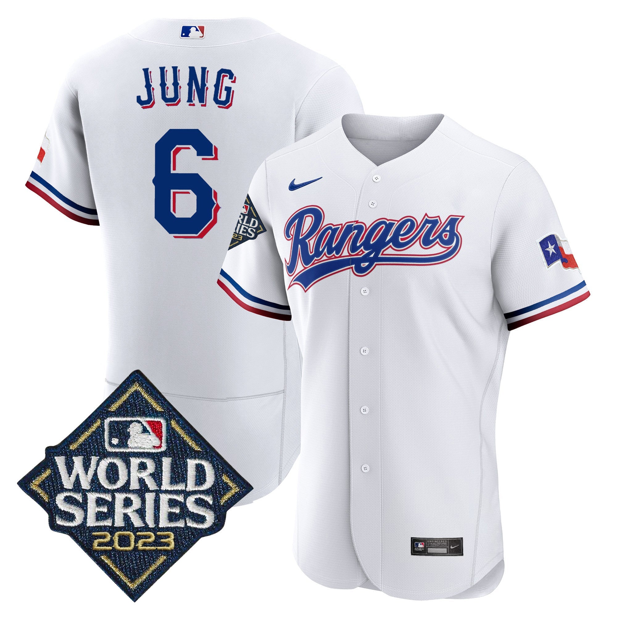 Men’s Texas 2023 World Series Flex Base Jersey V1