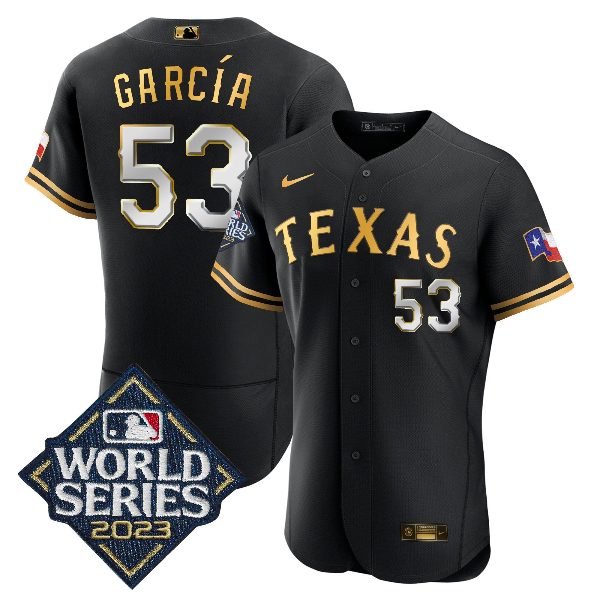 Men’s Texas 2023 World Series Flex Base Jersey V1