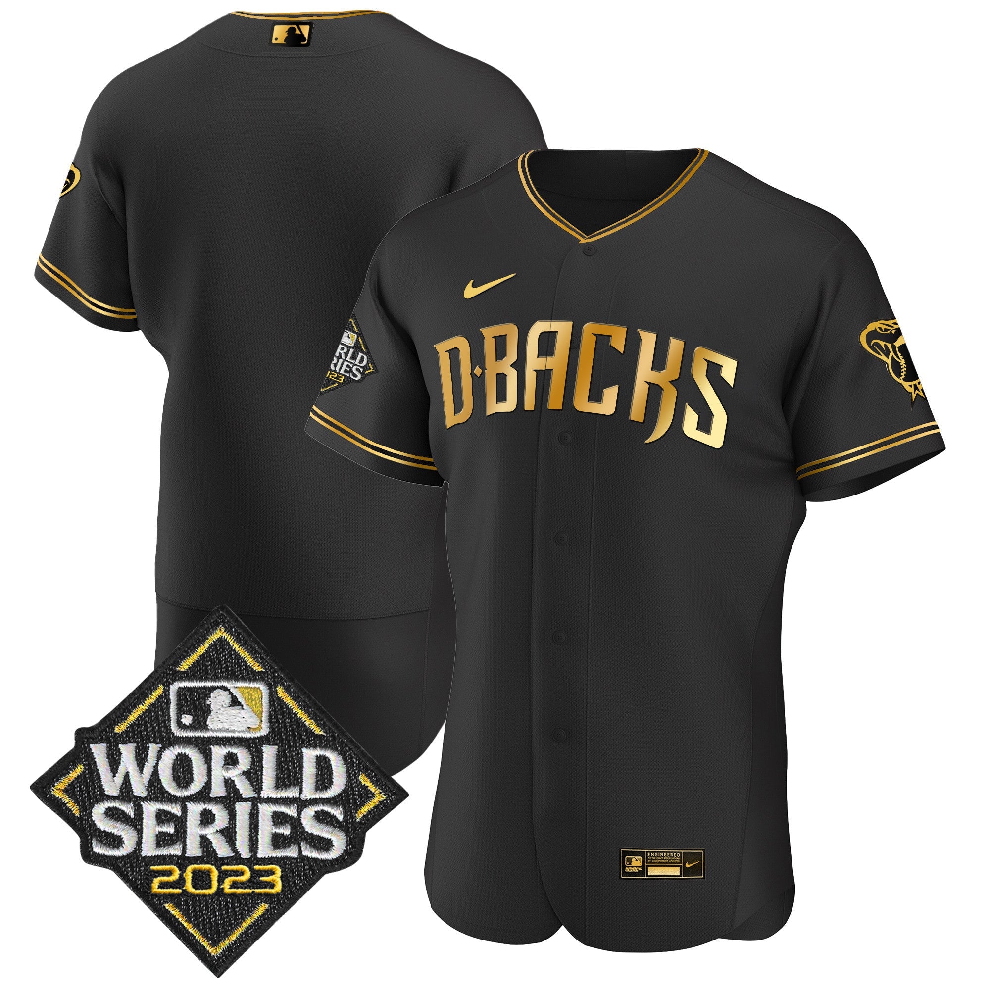 Men’s 2023 World Series Flex Base Gold Jersey