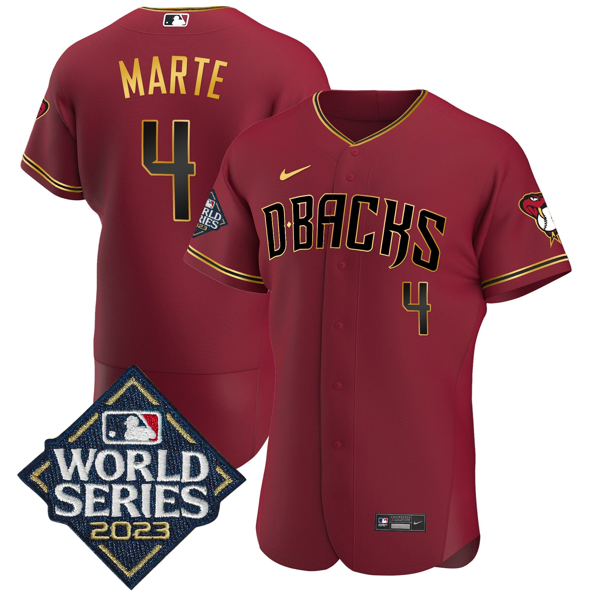 Men’s 2023 World Series Flex Base Gold Jersey