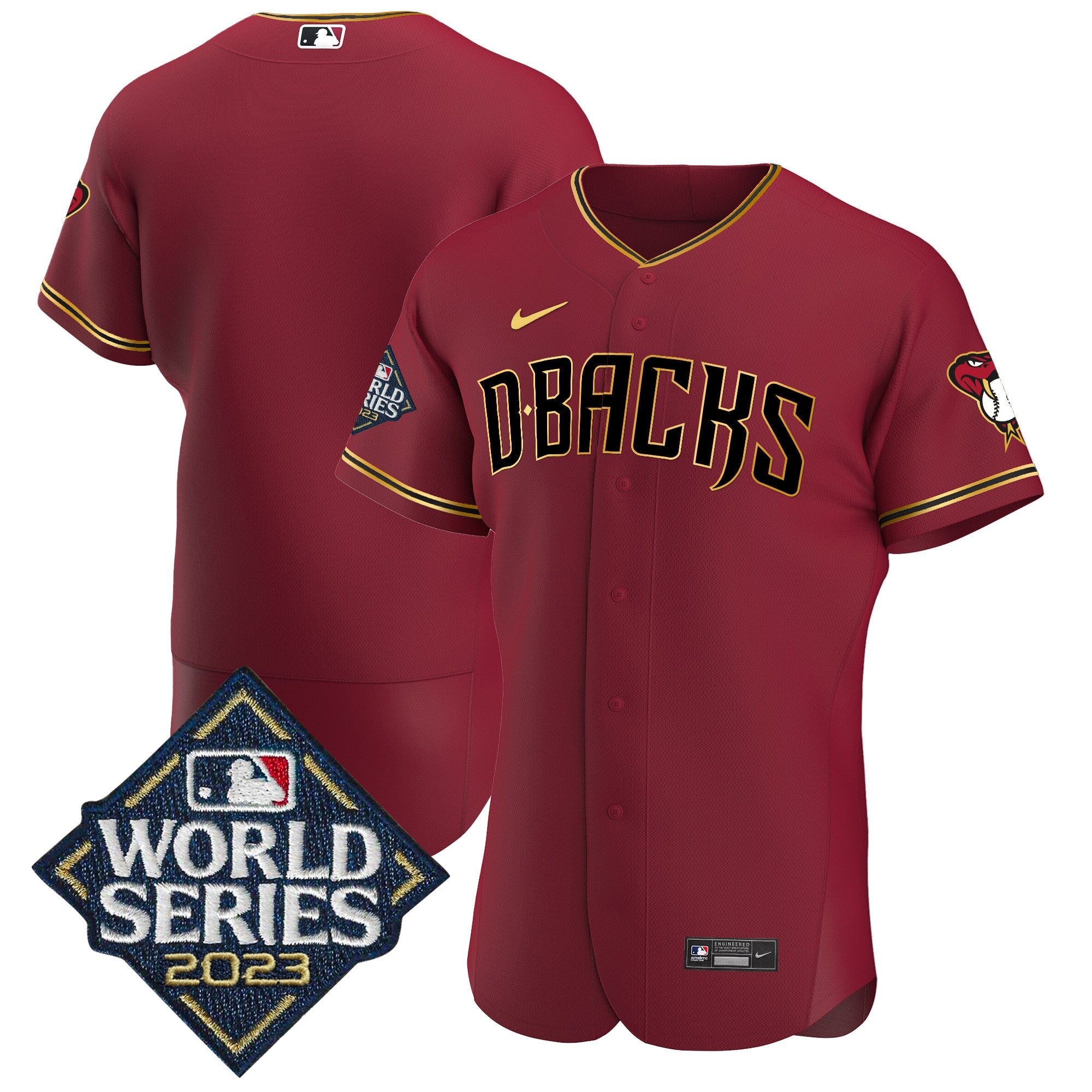 Men’s 2023 World Series Flex Base Gold Jersey