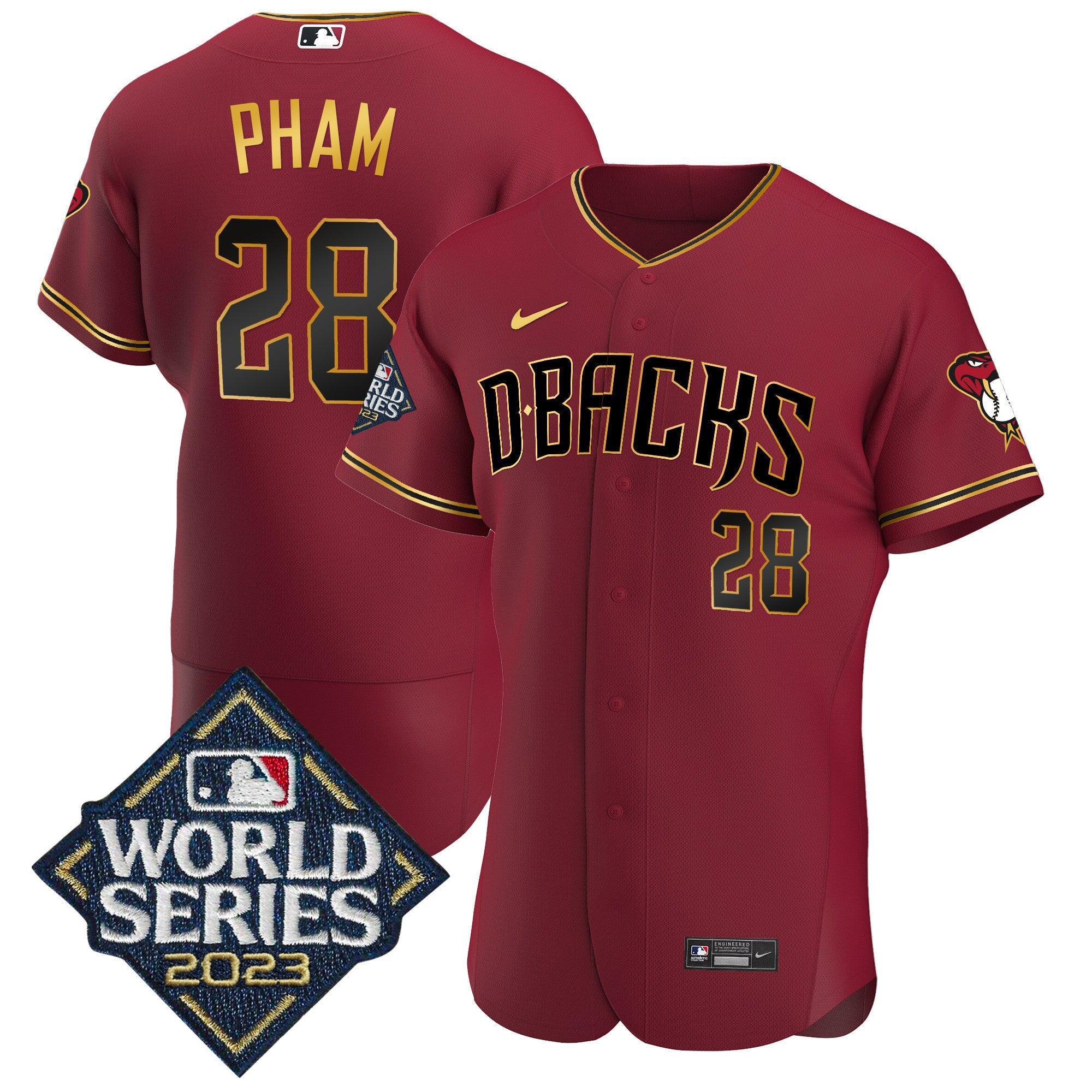 Men’s 2023 World Series Flex Base Gold Jersey