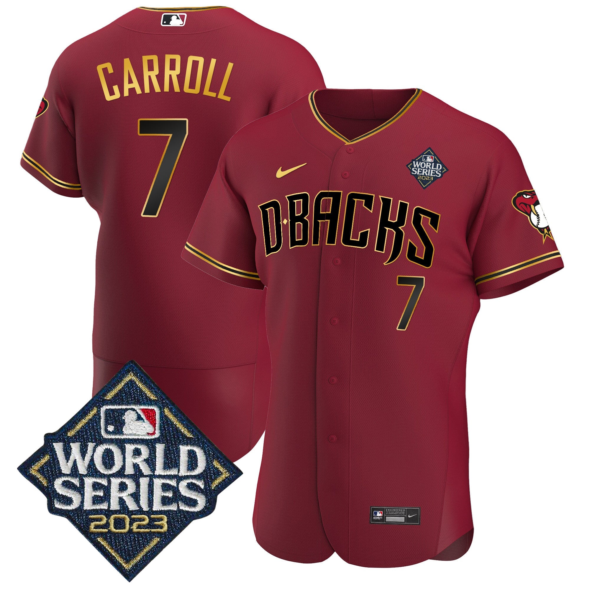 Men’s 2023 World Series Flex Base Gold Jersey V2