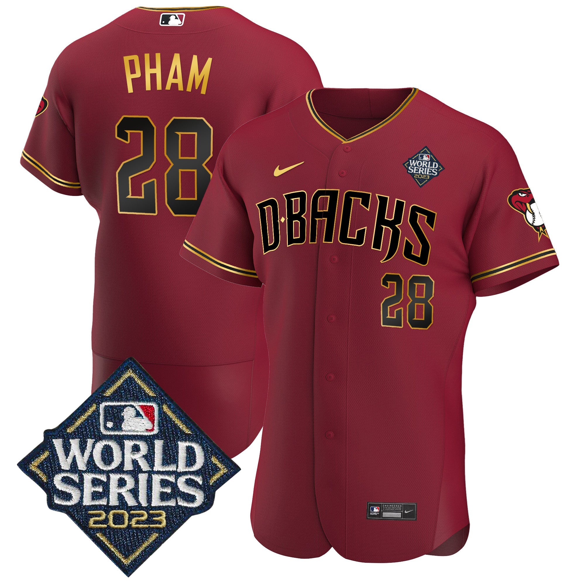 Men’s 2023 World Series Flex Base Gold Jersey V2
