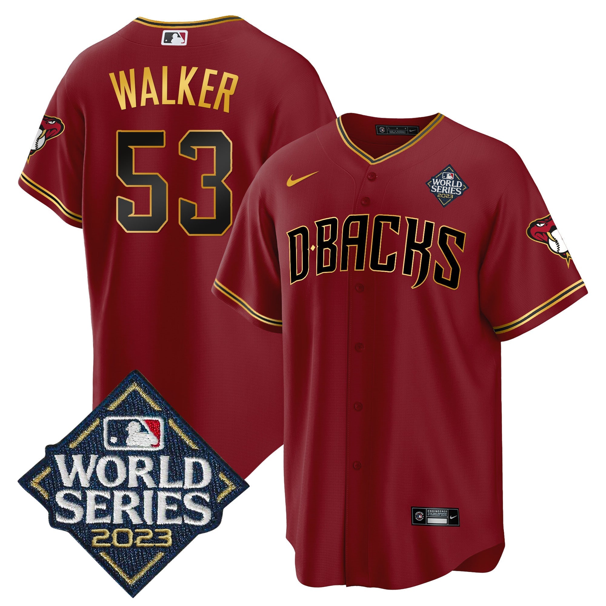 Men’s 2023 World Series Cool Base Gold Jersey V2