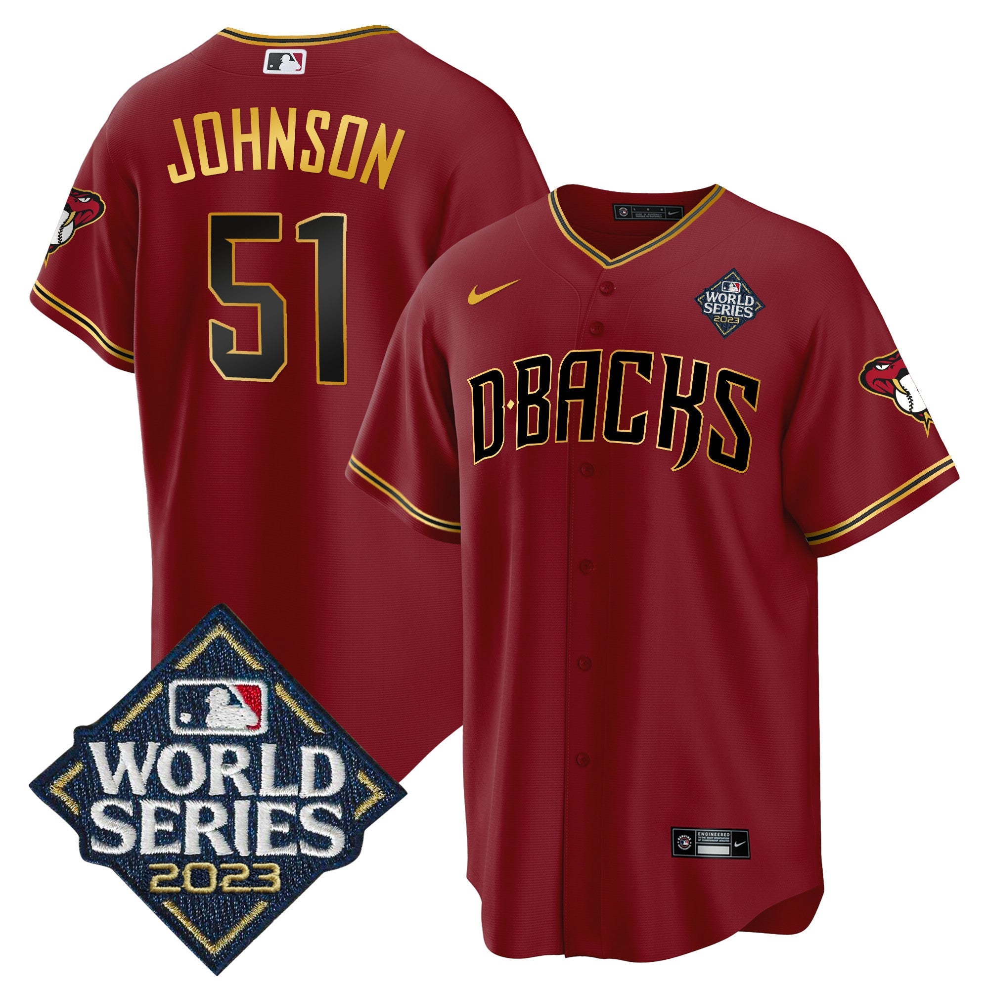 Men’s 2023 World Series Cool Base Gold Jersey V2