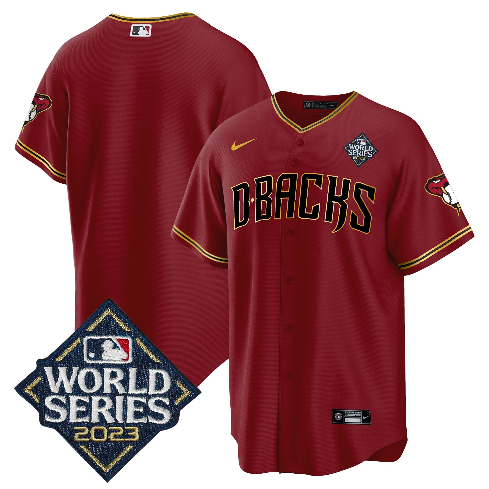 Men’s 2023 World Series Cool Base Gold Jersey V2