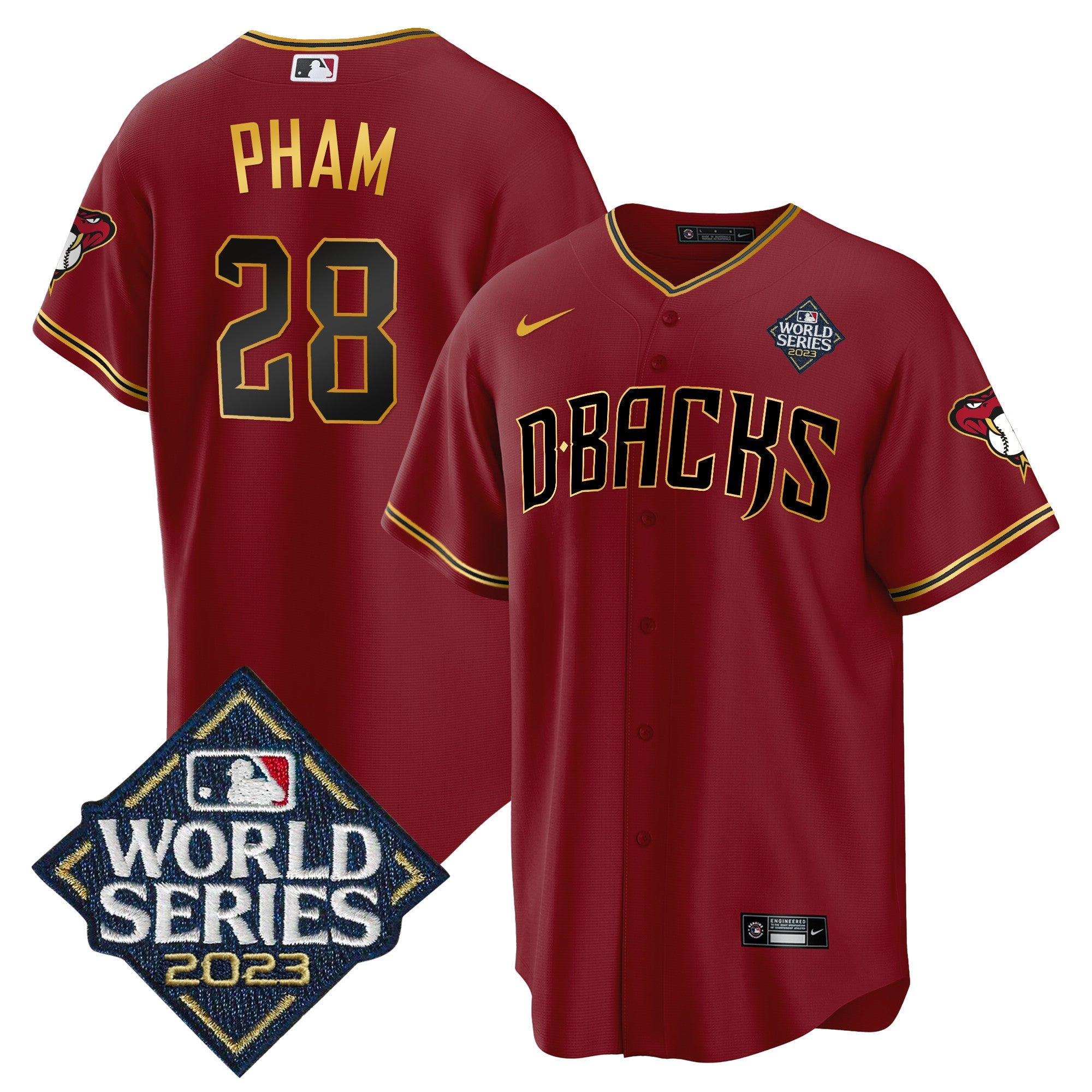 Men’s 2023 World Series Cool Base Gold Jersey V2