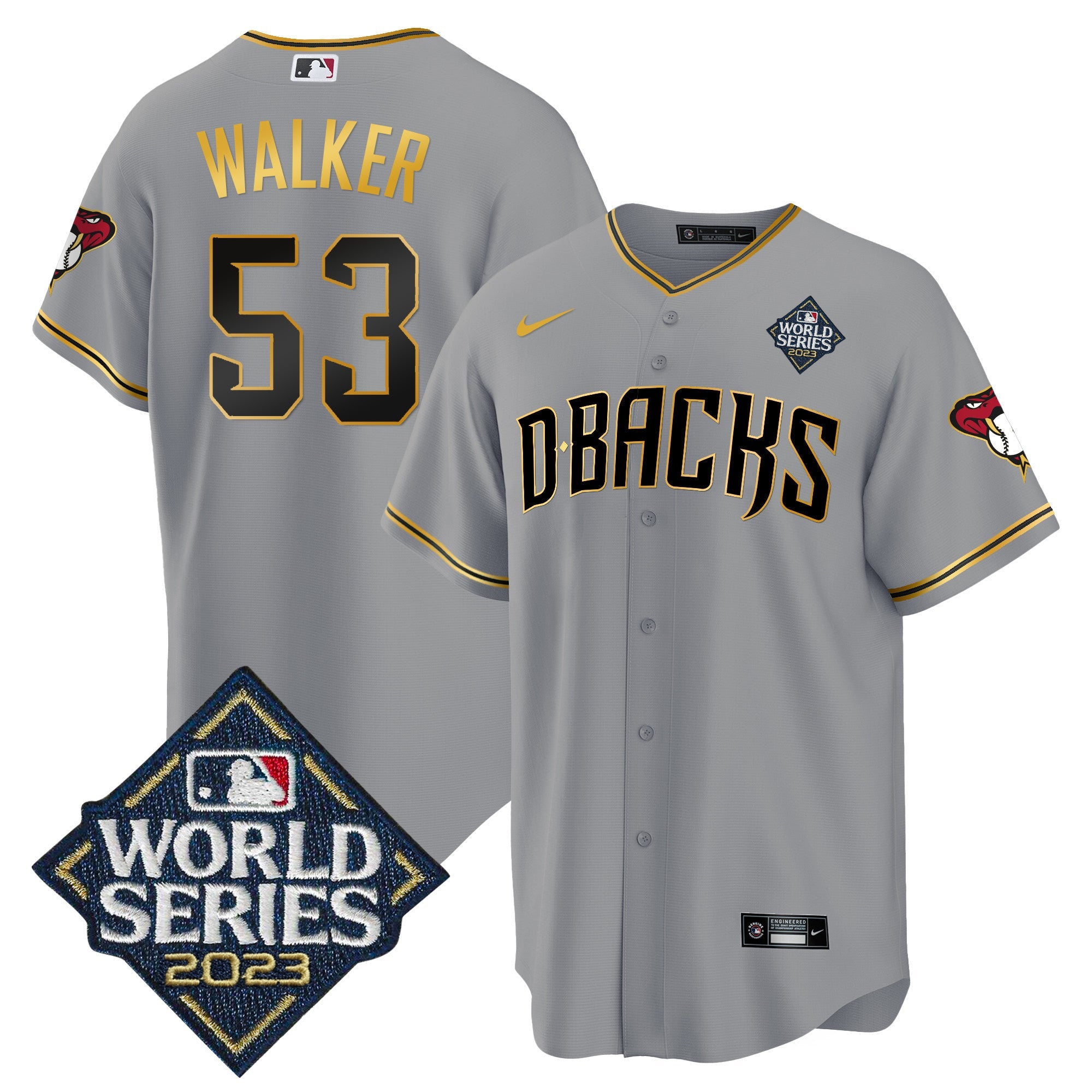 Men’s 2023 World Series Cool Base Gold Jersey V2
