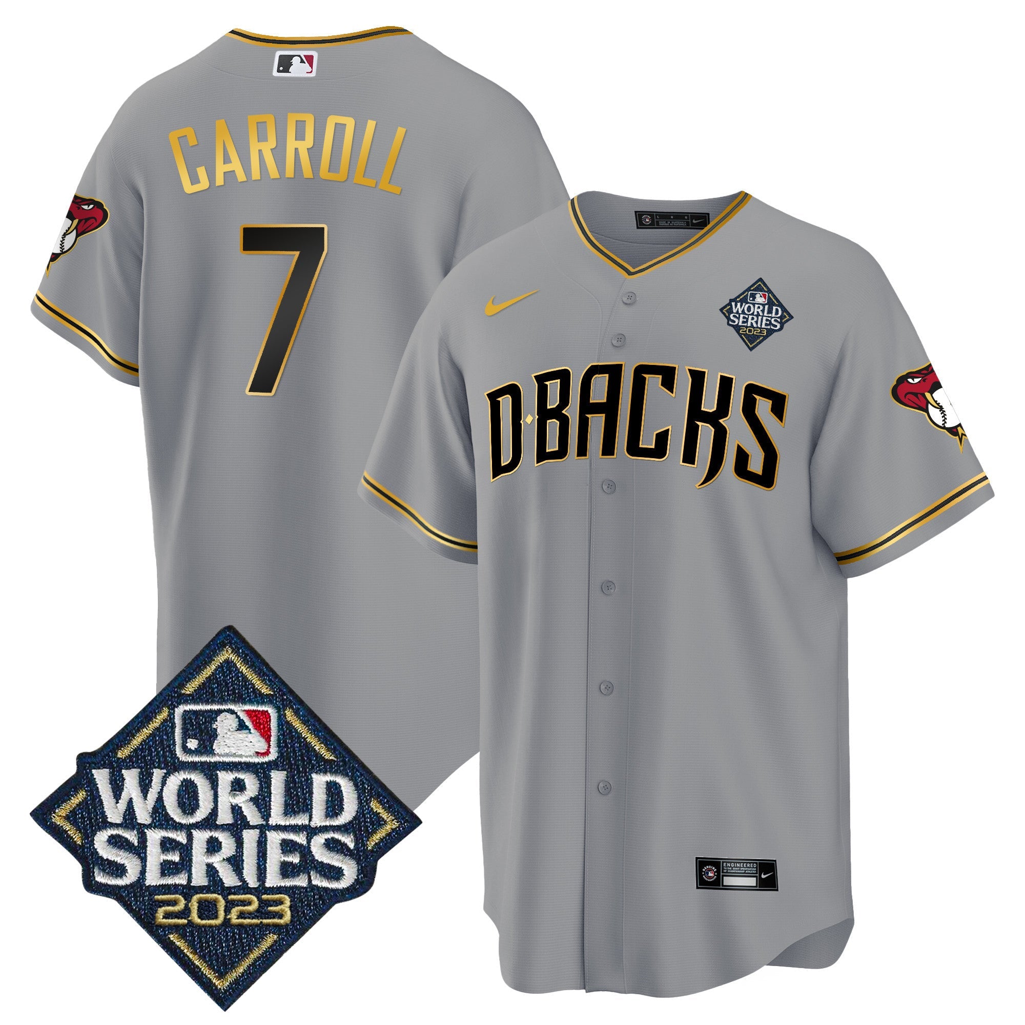 Men’s 2023 World Series Cool Base Gold Jersey V2