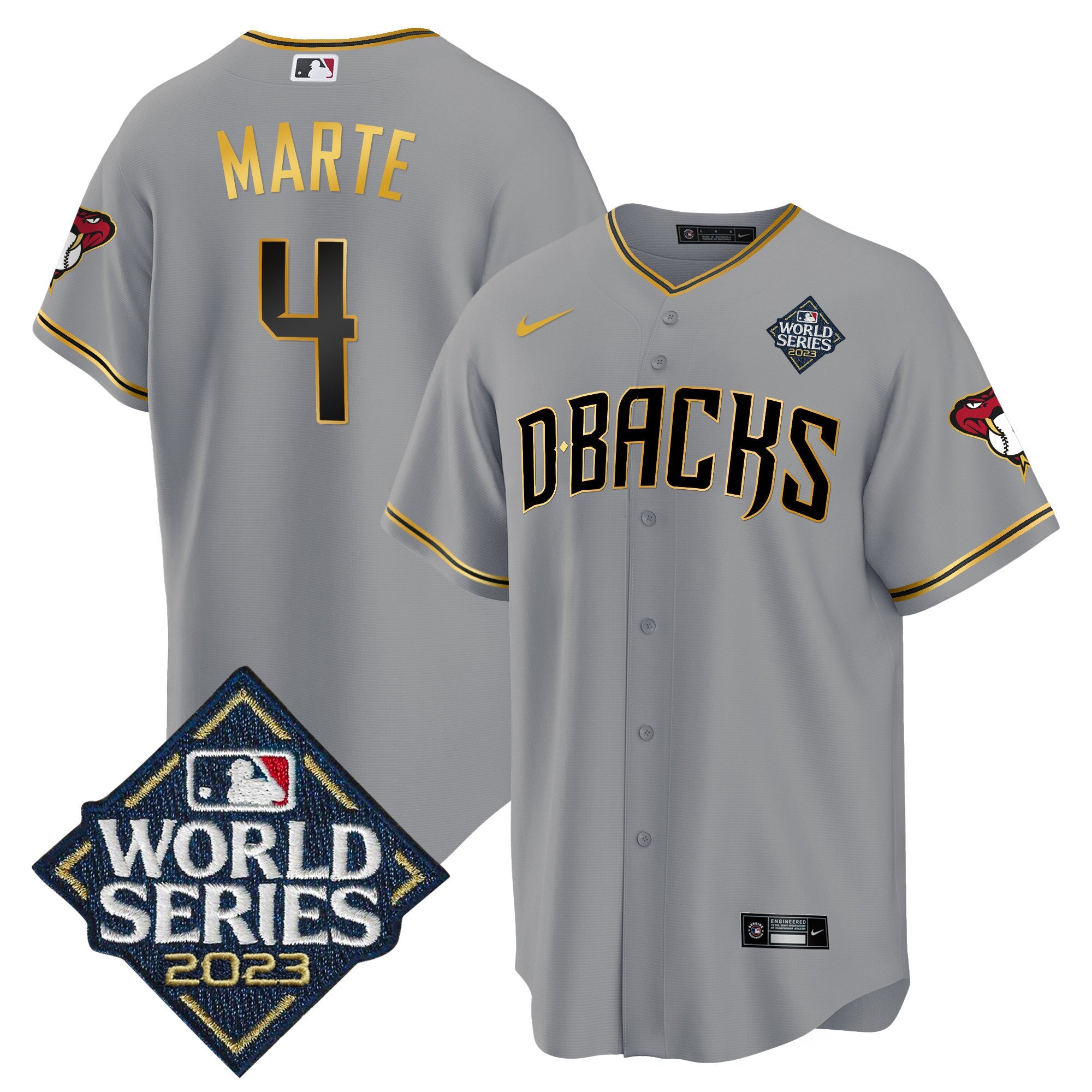 Men’s 2023 World Series Cool Base Gold Jersey V2