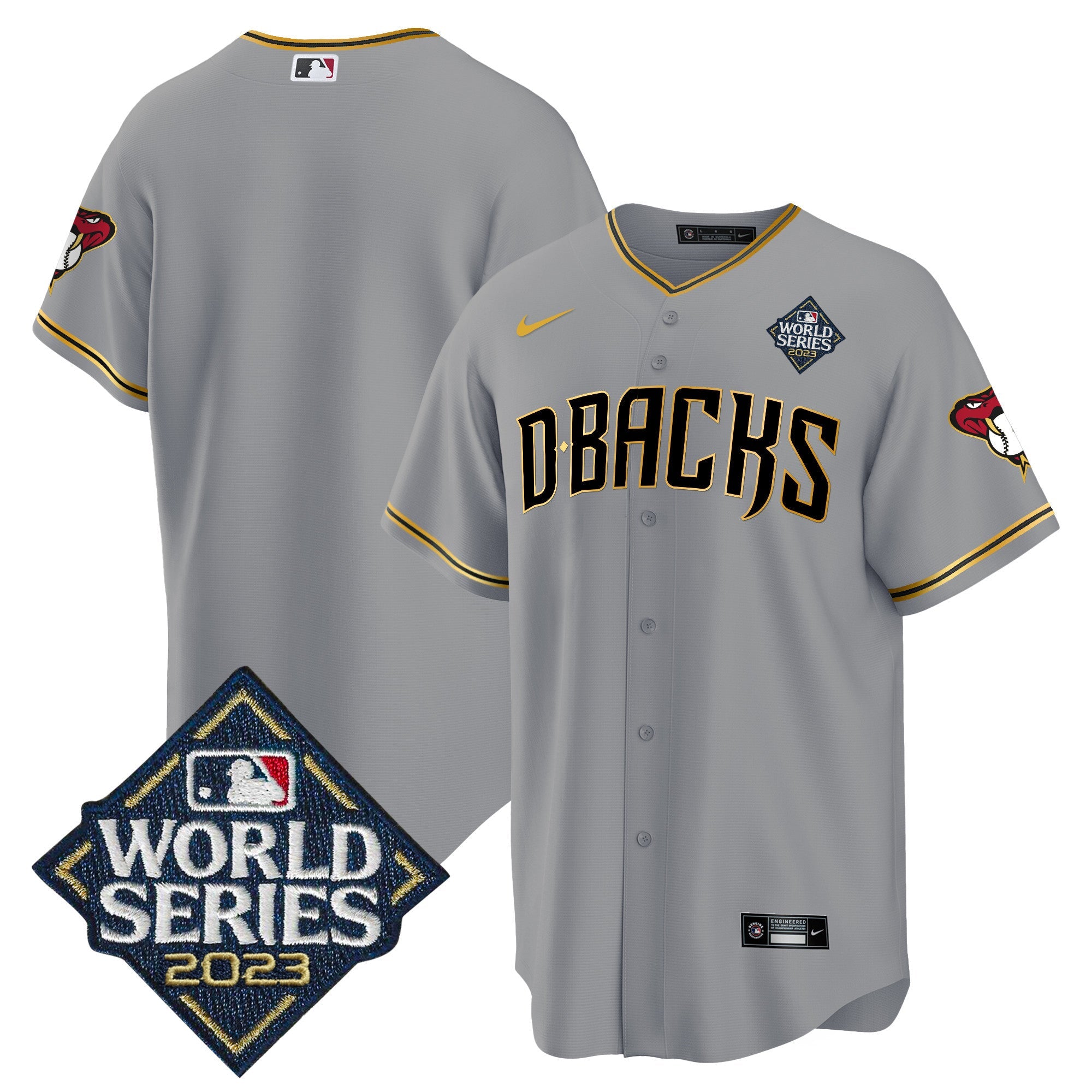 Men’s 2023 World Series Cool Base Gold Jersey V2