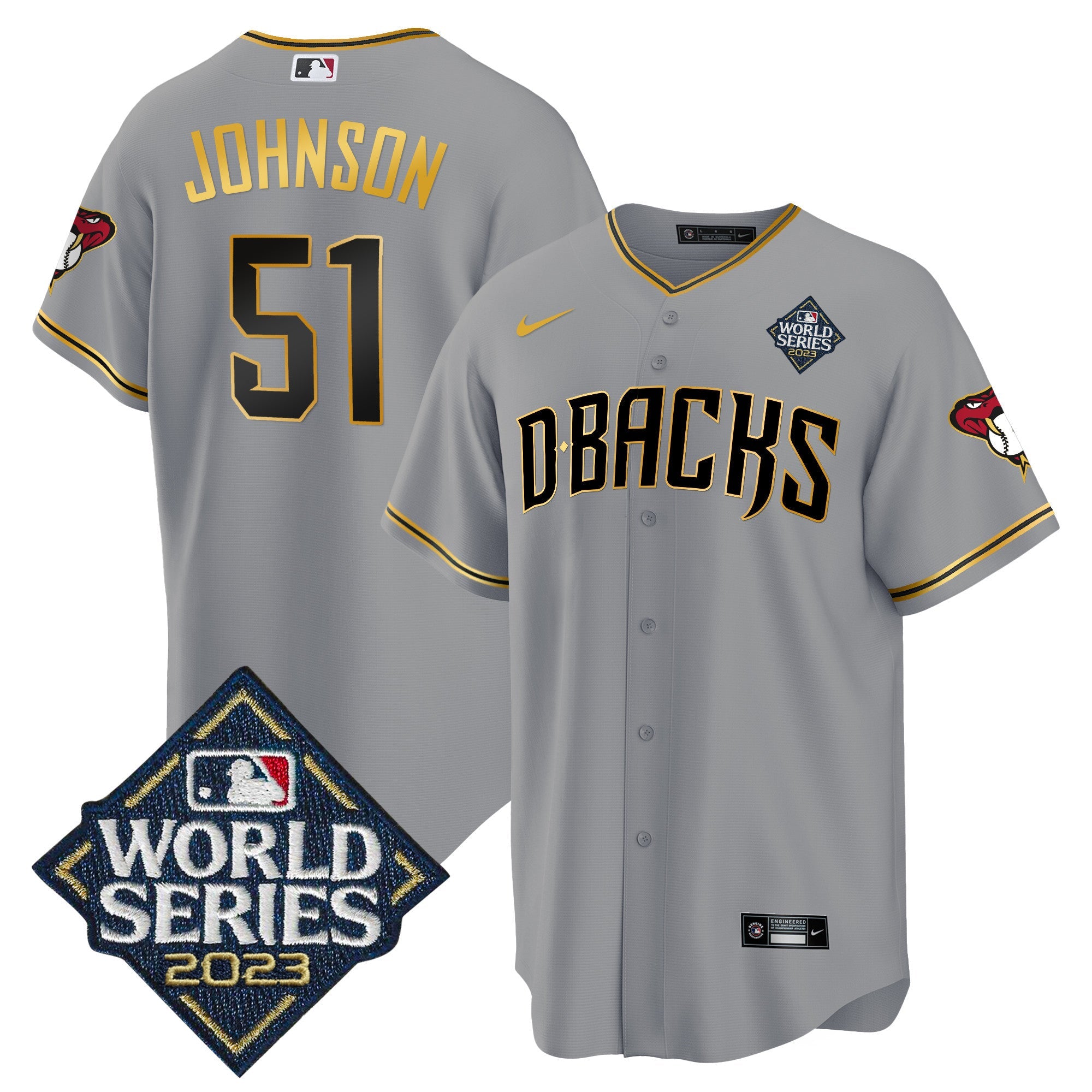 Men’s 2023 World Series Cool Base Gold Jersey V2