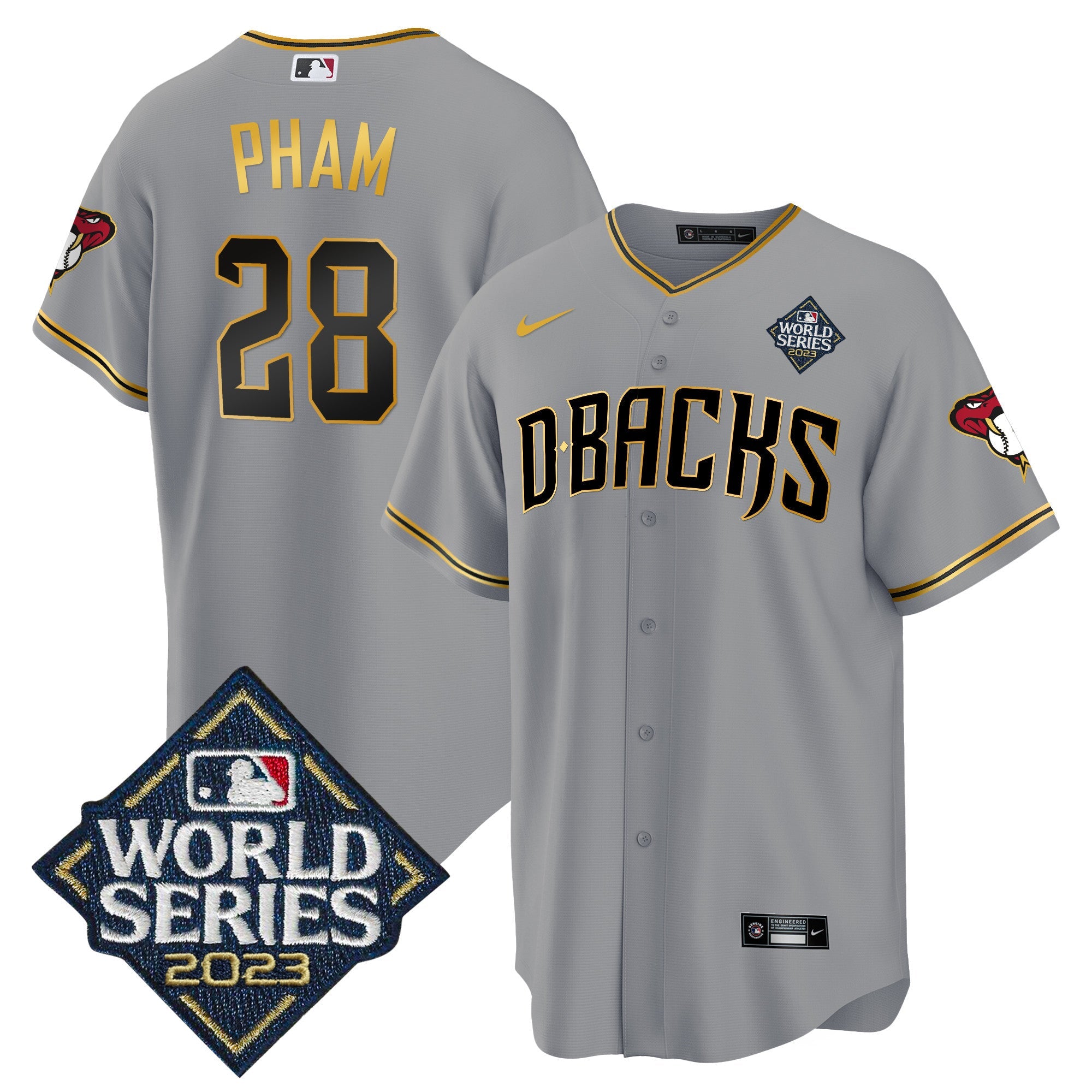 Men’s 2023 World Series Cool Base Gold Jersey V2