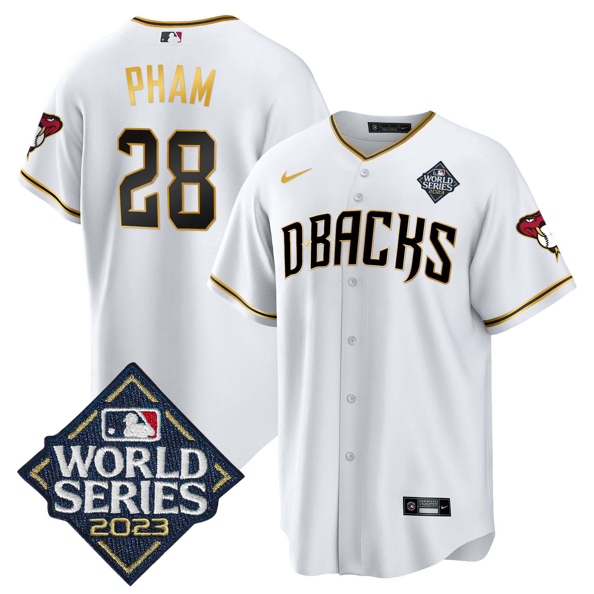 Men’s 2023 World Series Cool Base Gold Jersey V2