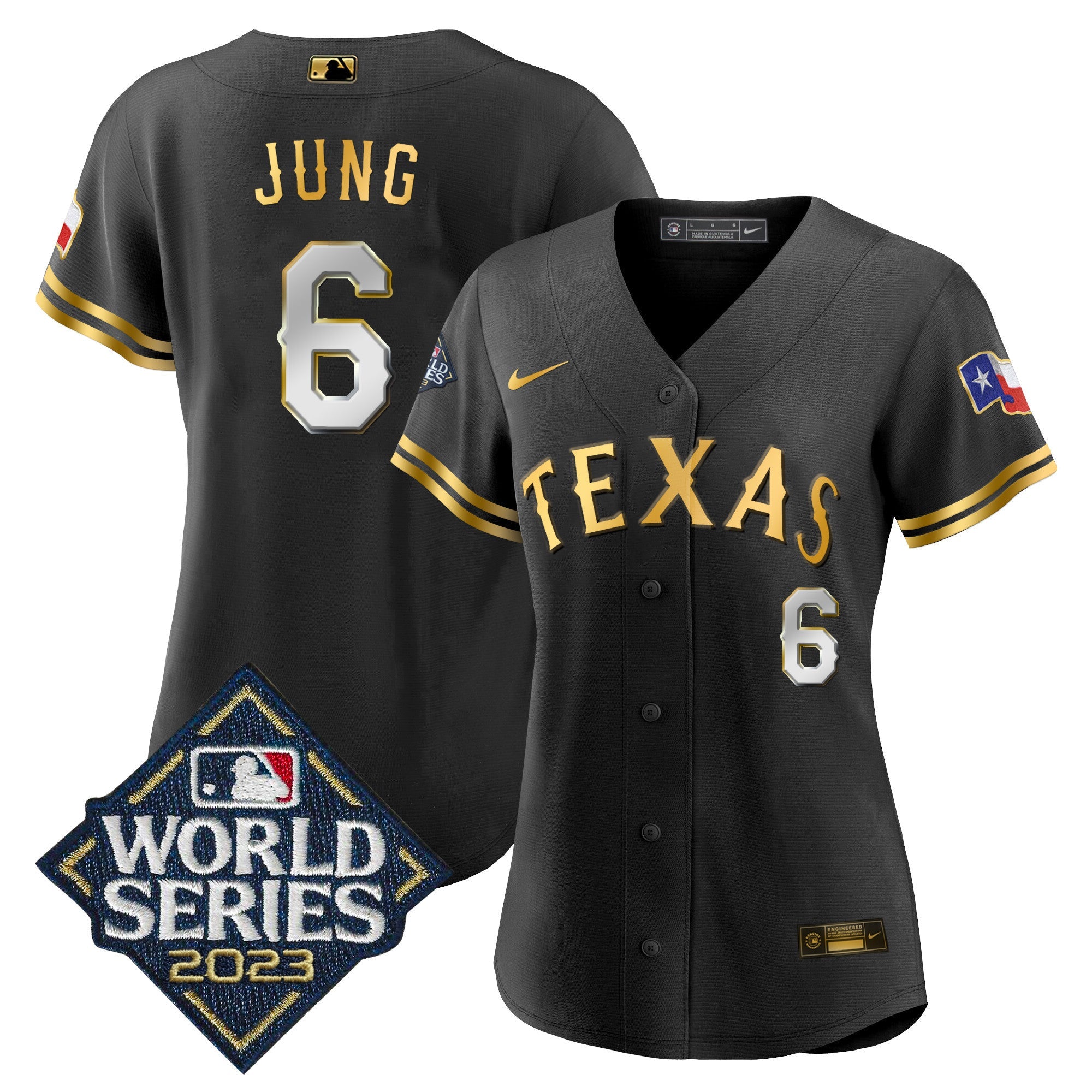 Women’s Texas 2023 World Series Baseball Jersey