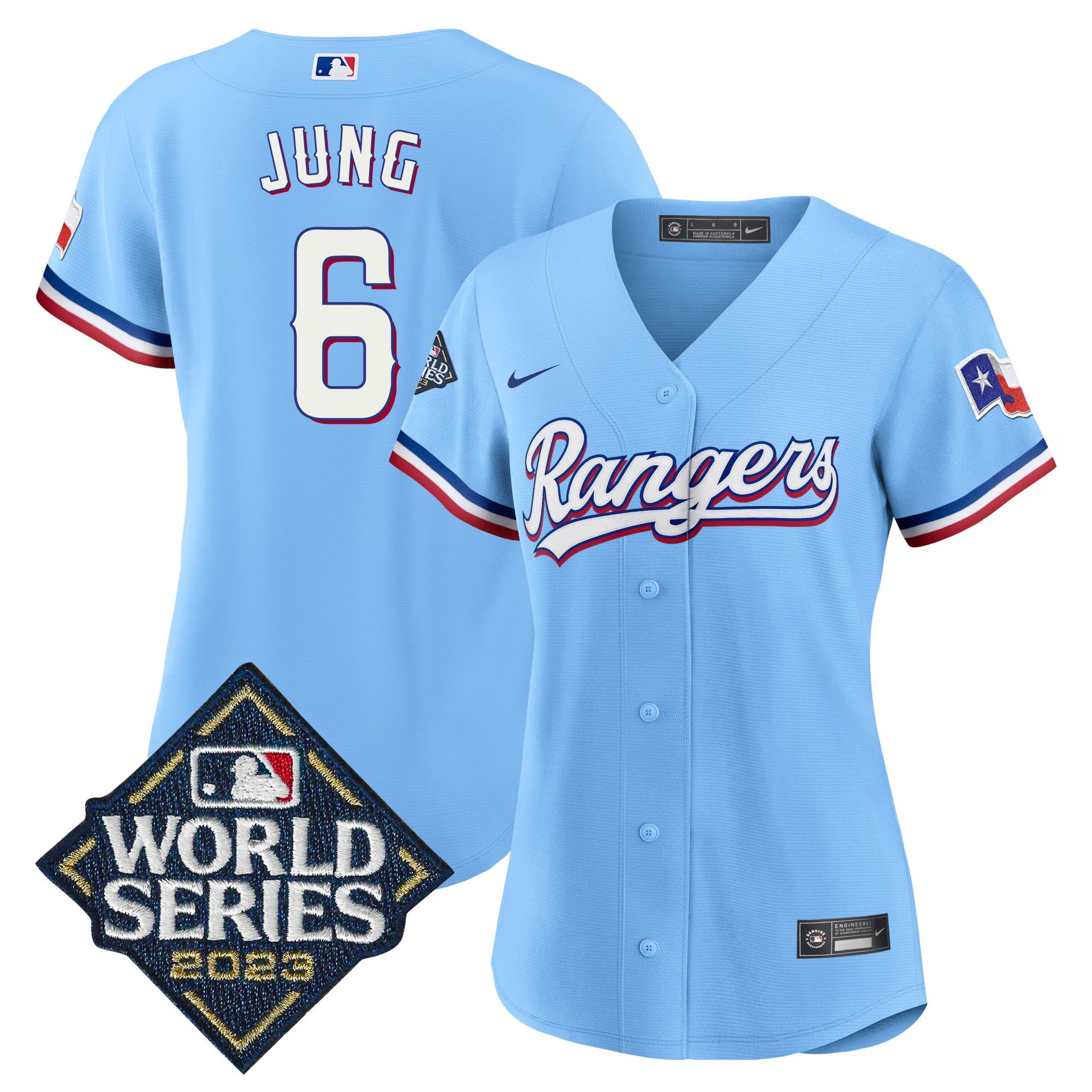 Women’s Texas 2023 World Series Baseball Jersey
