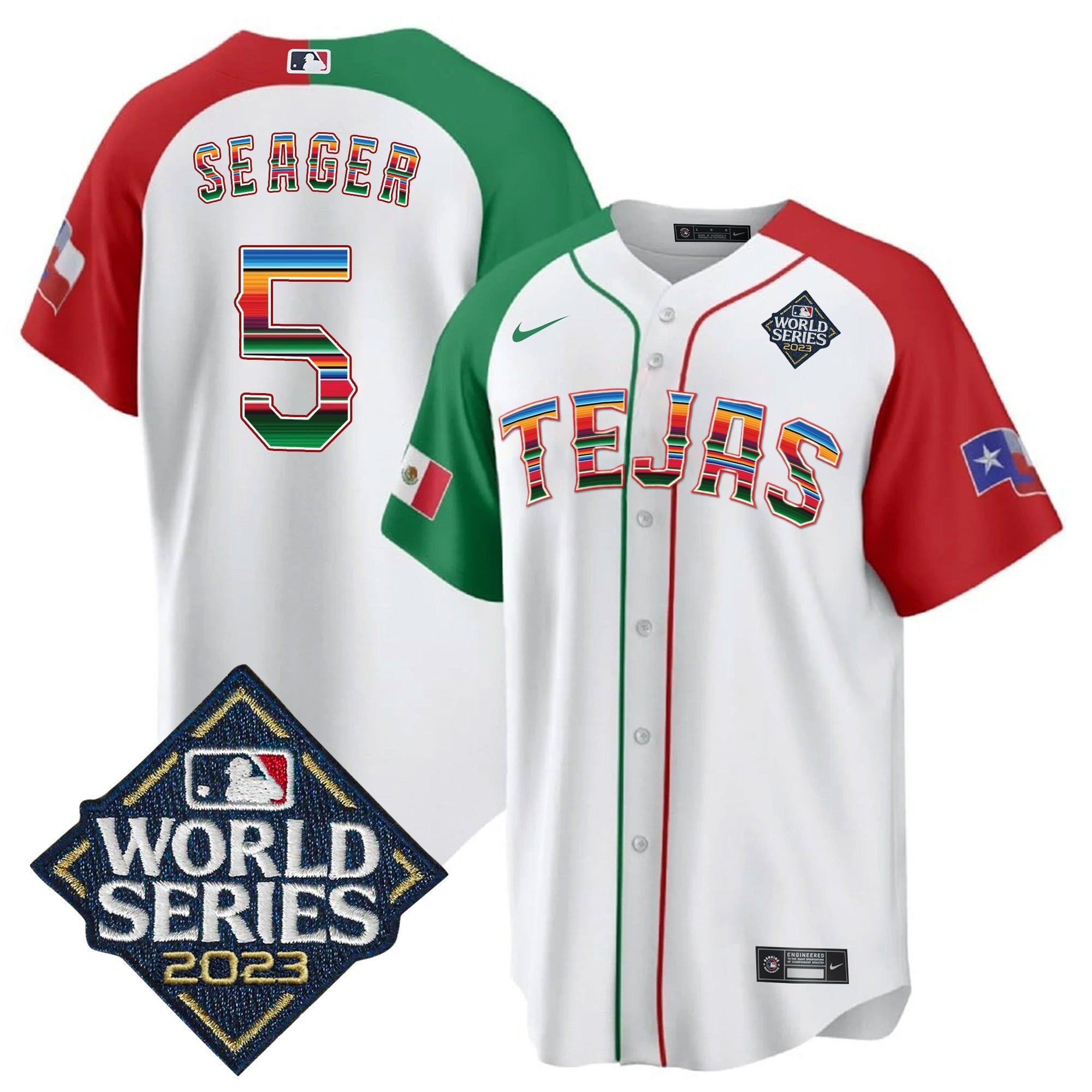Men’s Texas 2023 World Series Mexico Jersey
