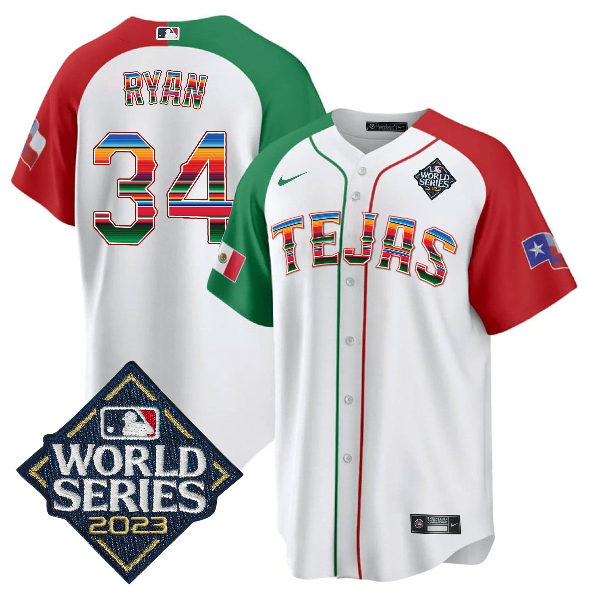 Men’s Texas 2023 World Series Mexico Jersey