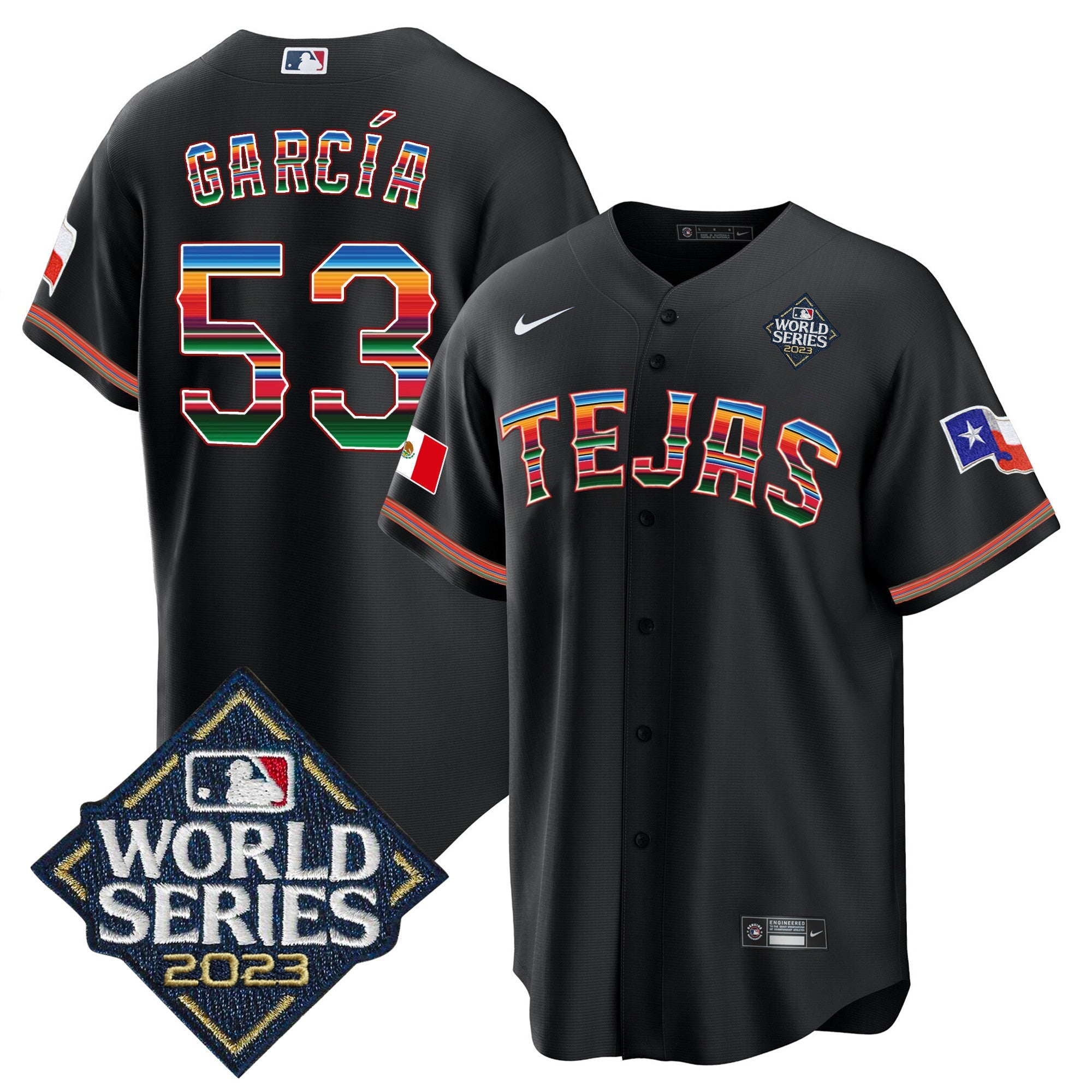 Men’s Texas 2023 World Series Mexico Jersey