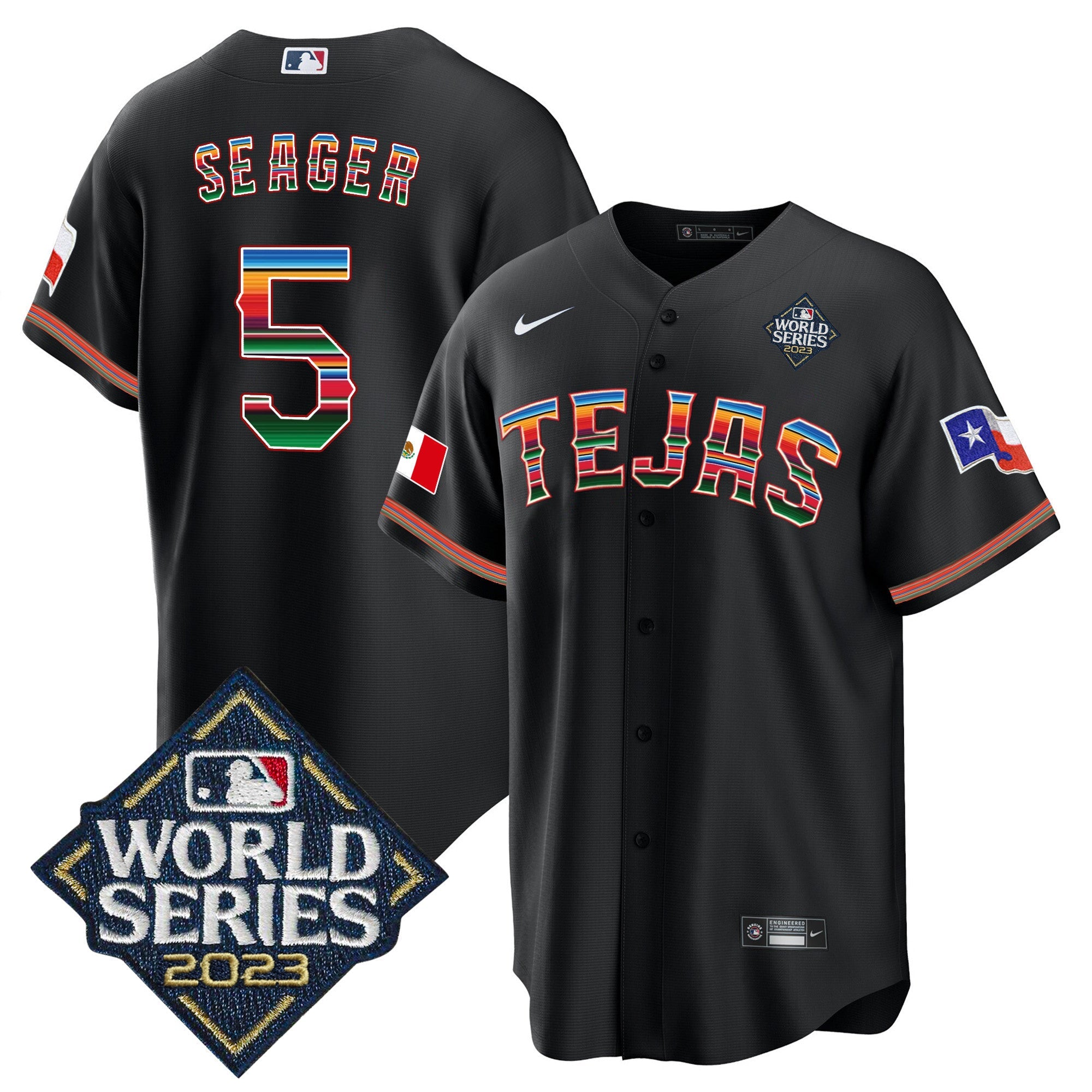 Men’s Texas 2023 World Series Mexico Jersey