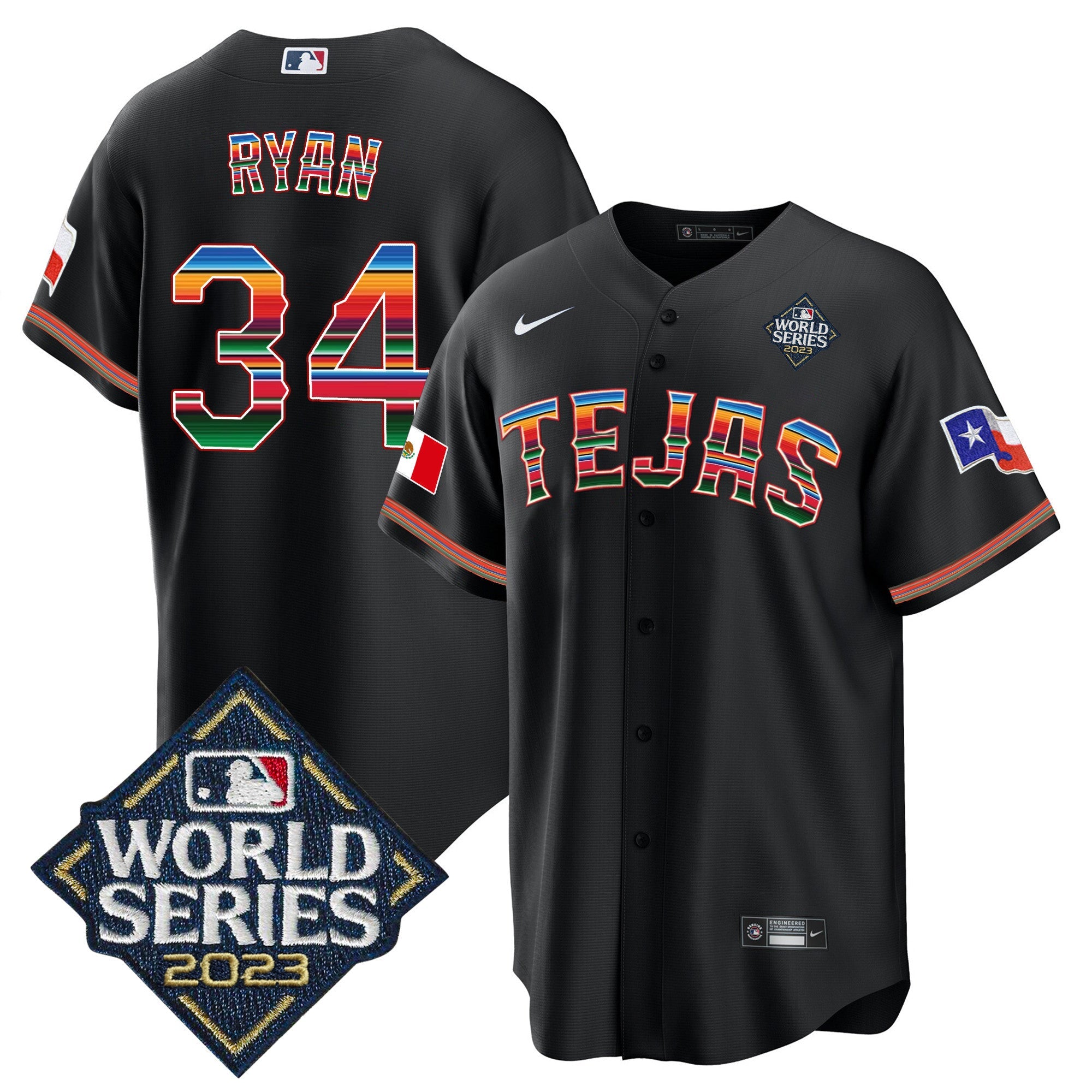 Men’s Texas 2023 World Series Mexico Jersey