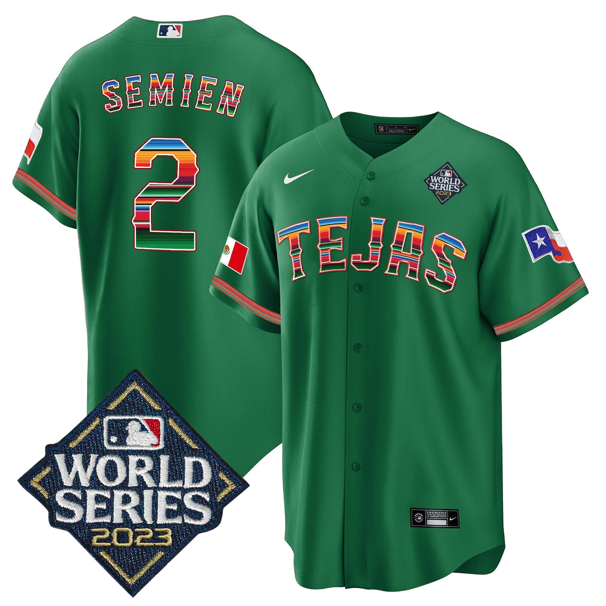 Men’s Texas 2023 World Series Mexico Jersey