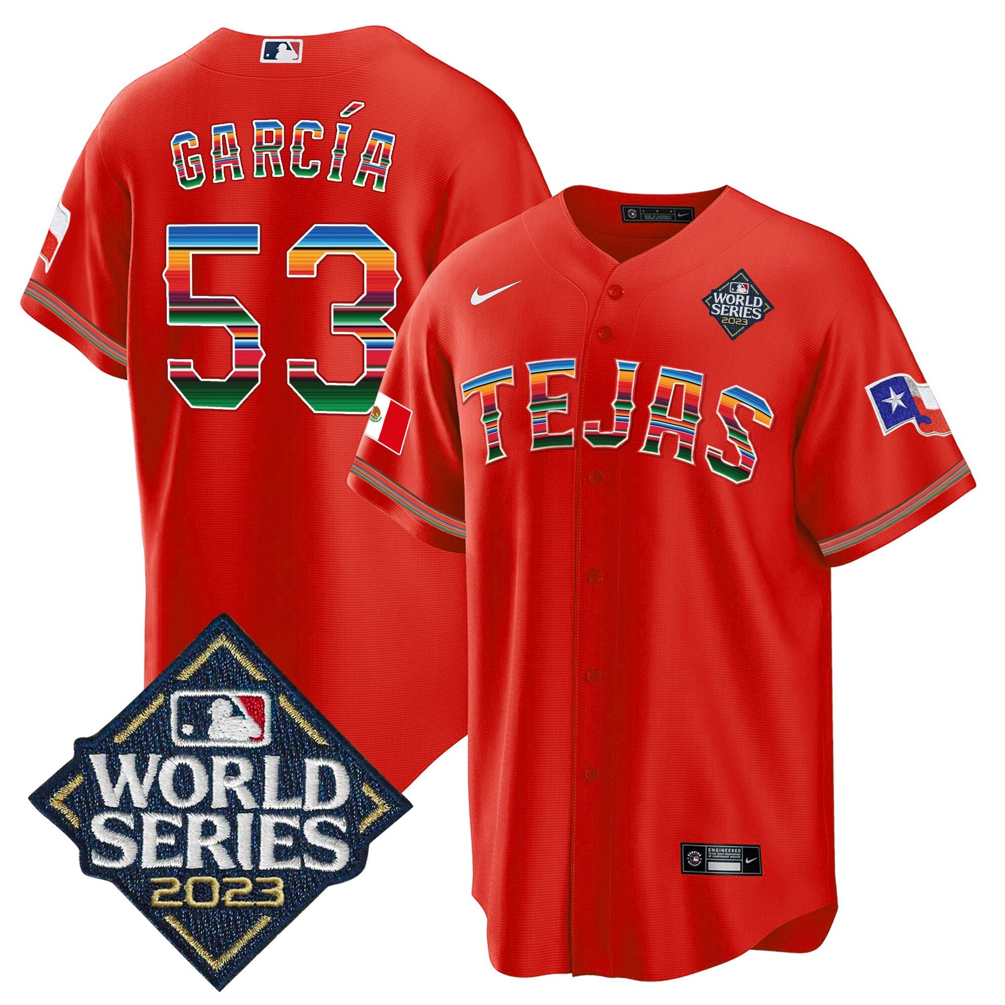 Men’s Texas 2023 World Series Mexico Jersey