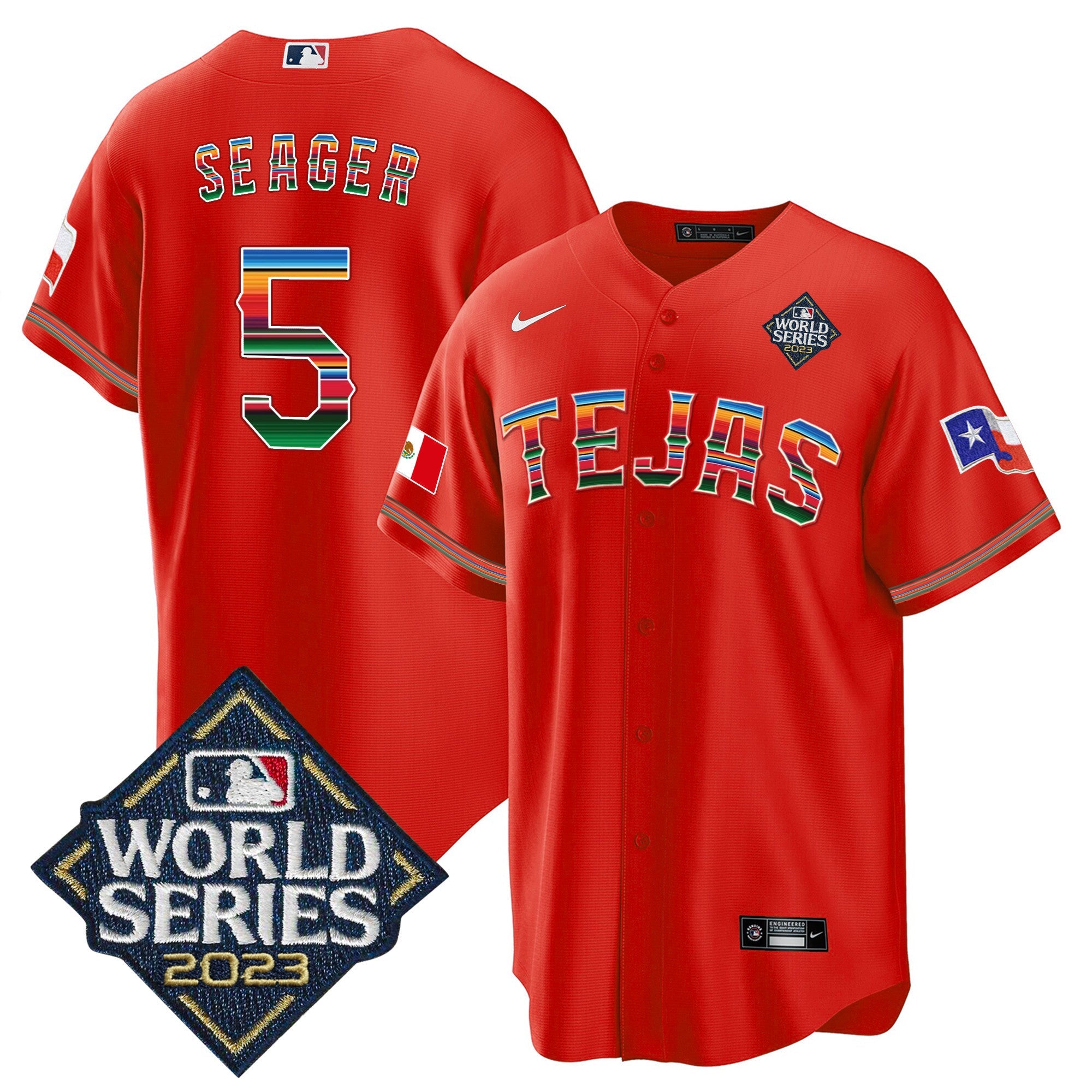 Men’s Texas 2023 World Series Mexico Jersey
