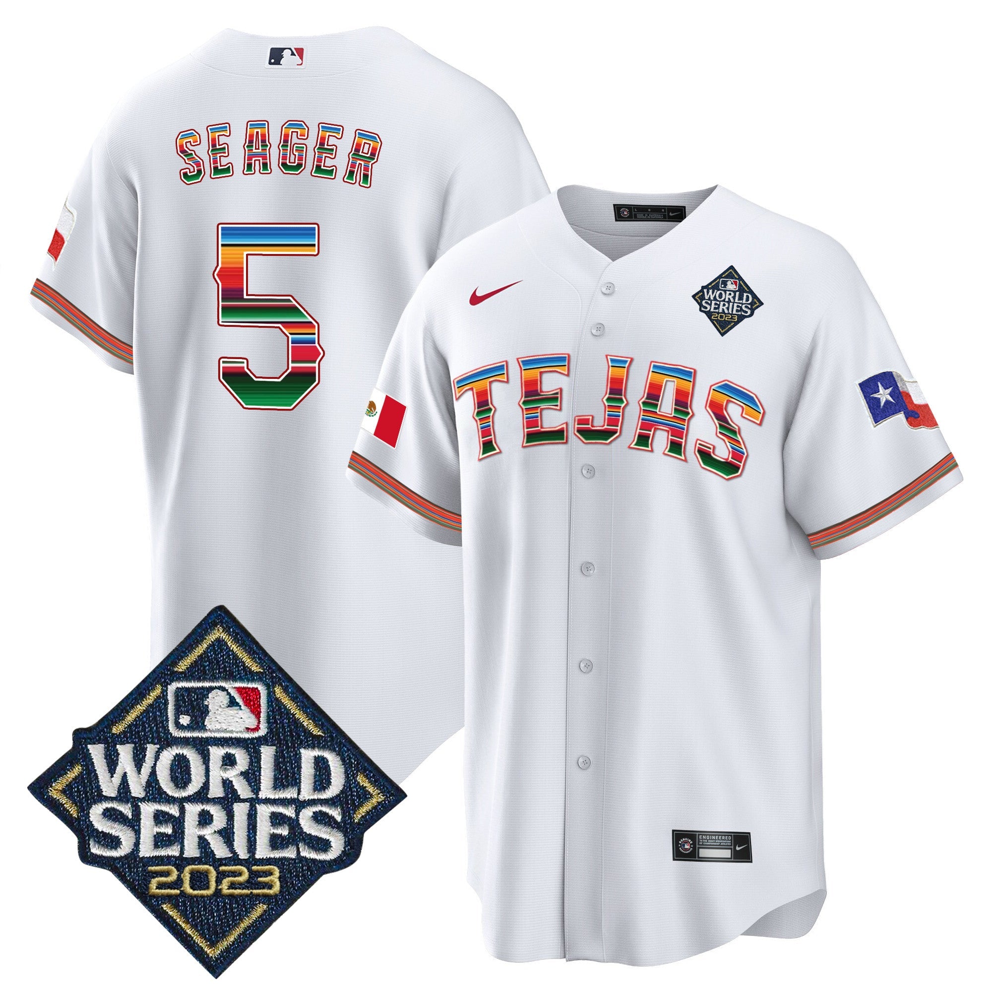 Men’s Texas 2023 World Series Mexico Jersey