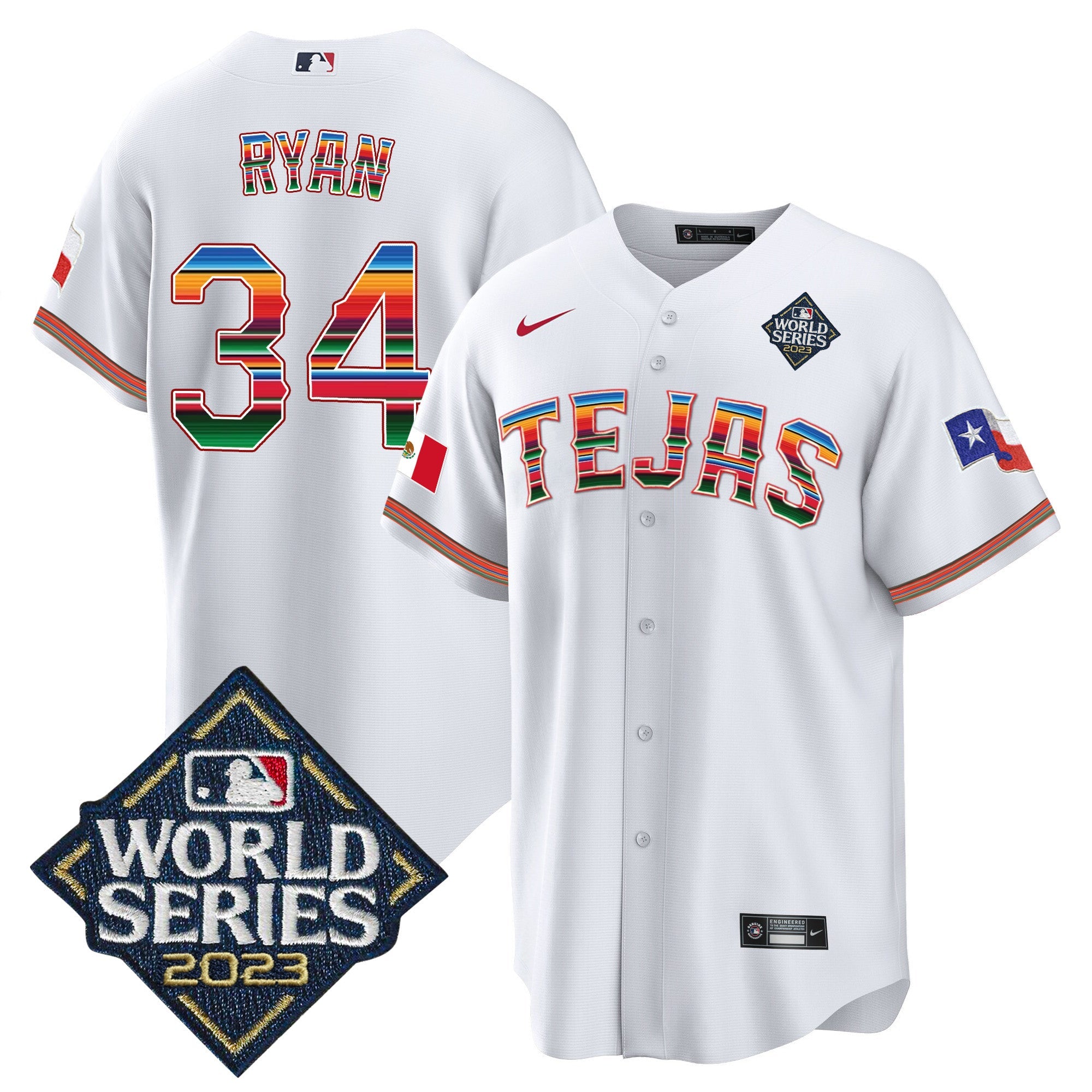 Men’s Texas 2023 World Series Mexico Jersey