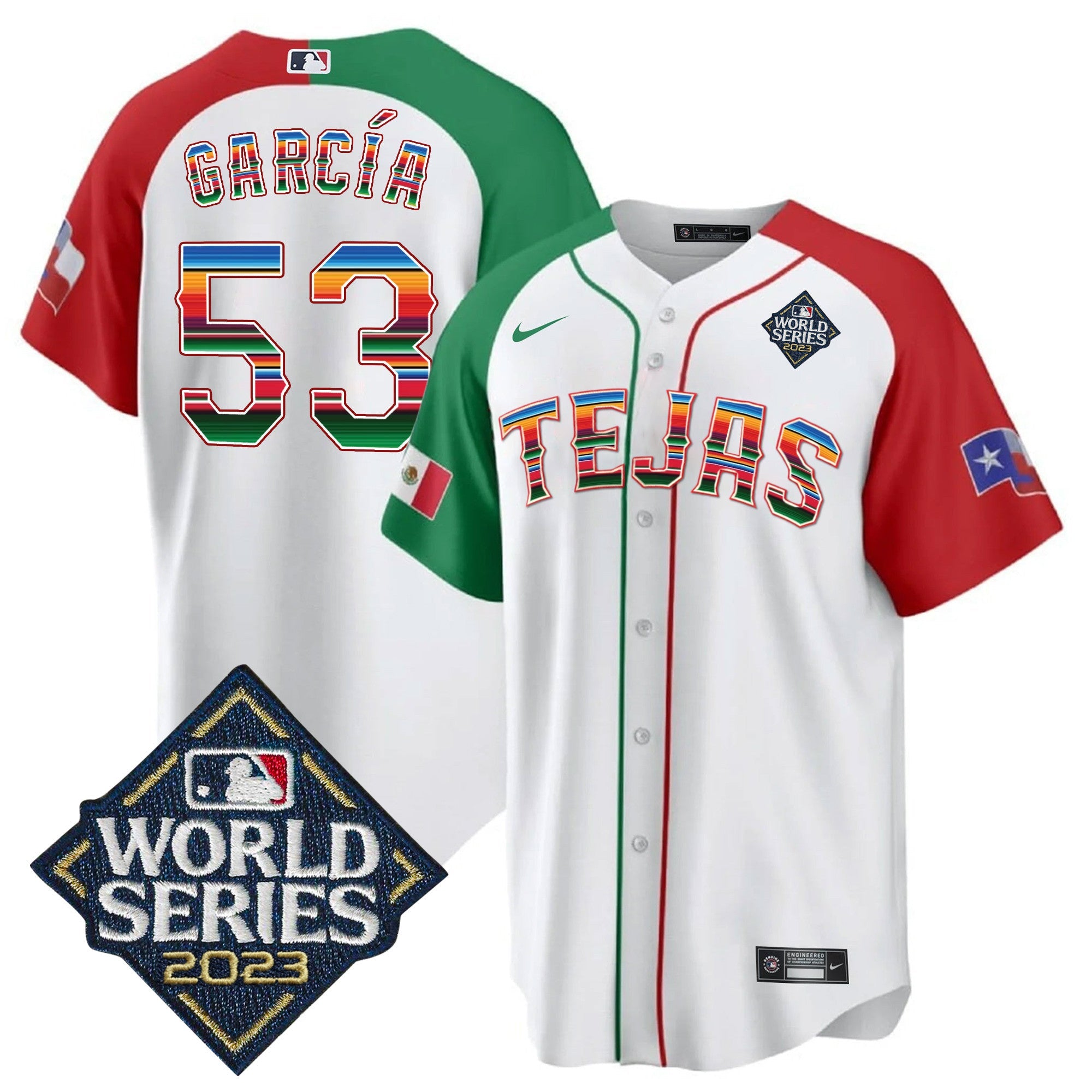 Men’s Texas 2023 World Series Mexico Jersey