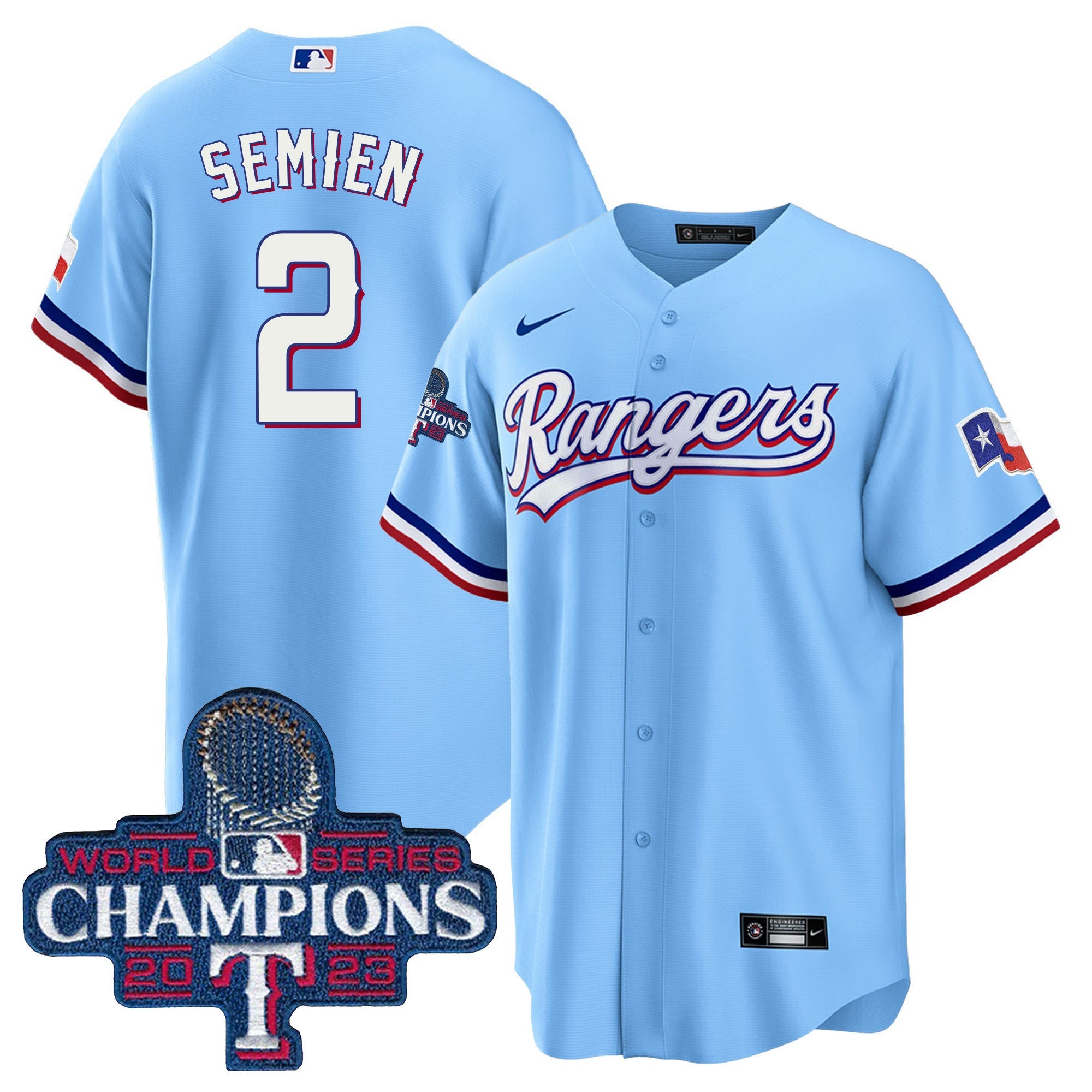 Men’s Texas 2023 World Series Champions Cool Base Jersey V3