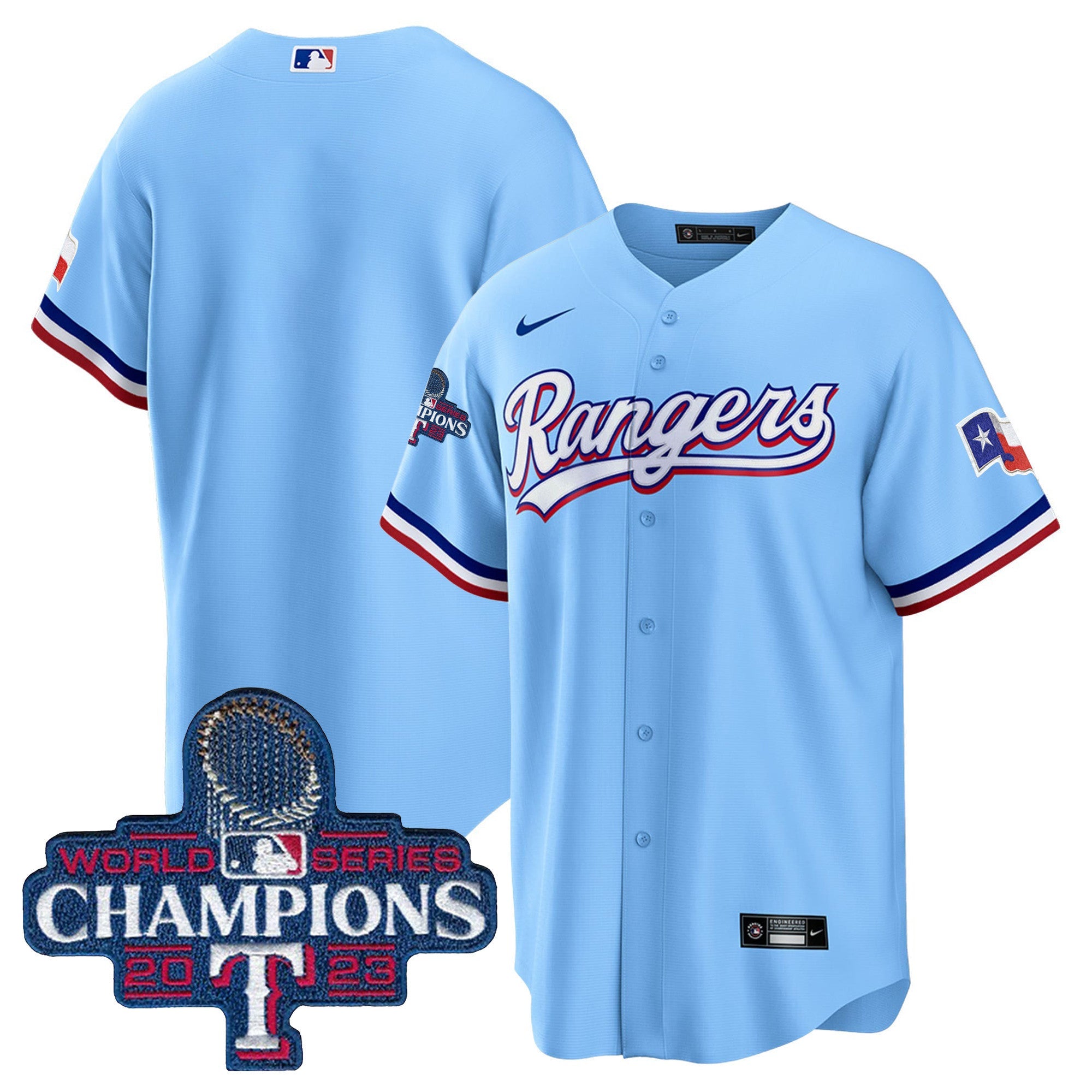 Men’s Texas 2023 World Series Champions Cool Base Jersey V3
