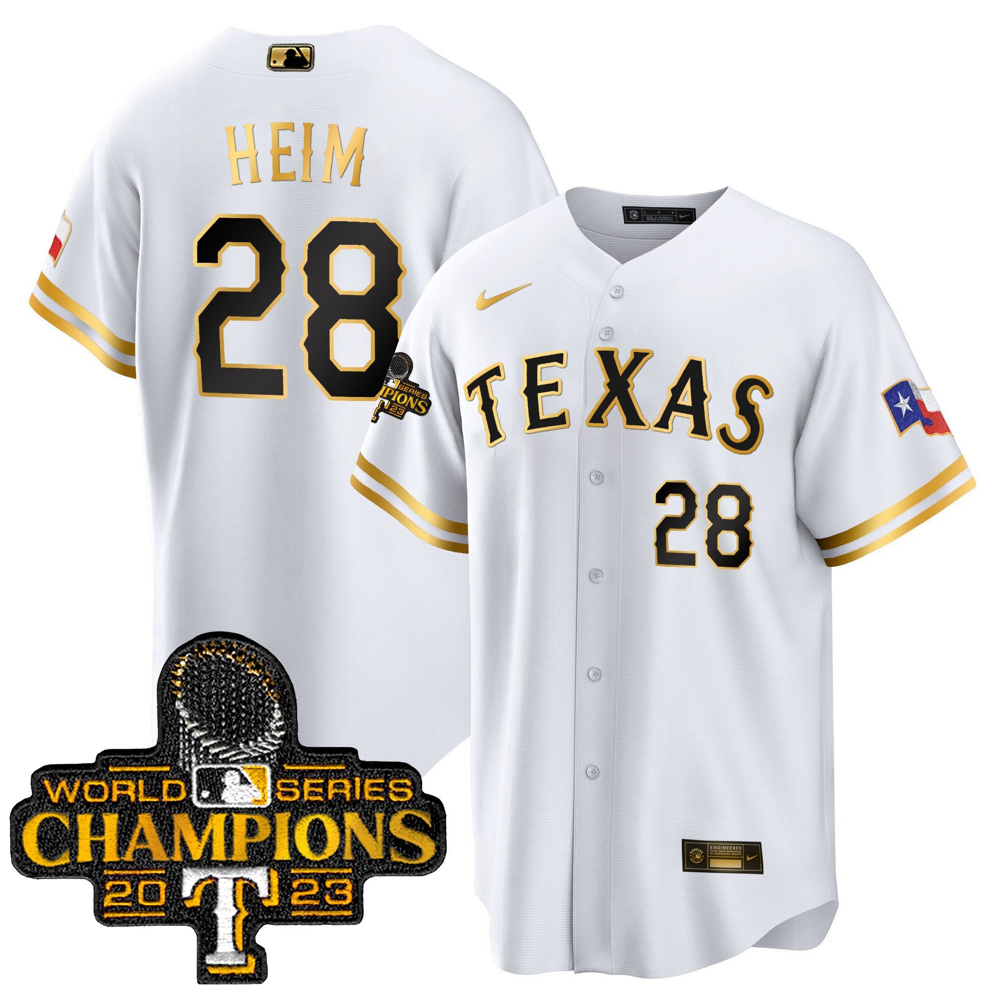 Men’s Texas 2023 World Series Champions Cool Base Jersey