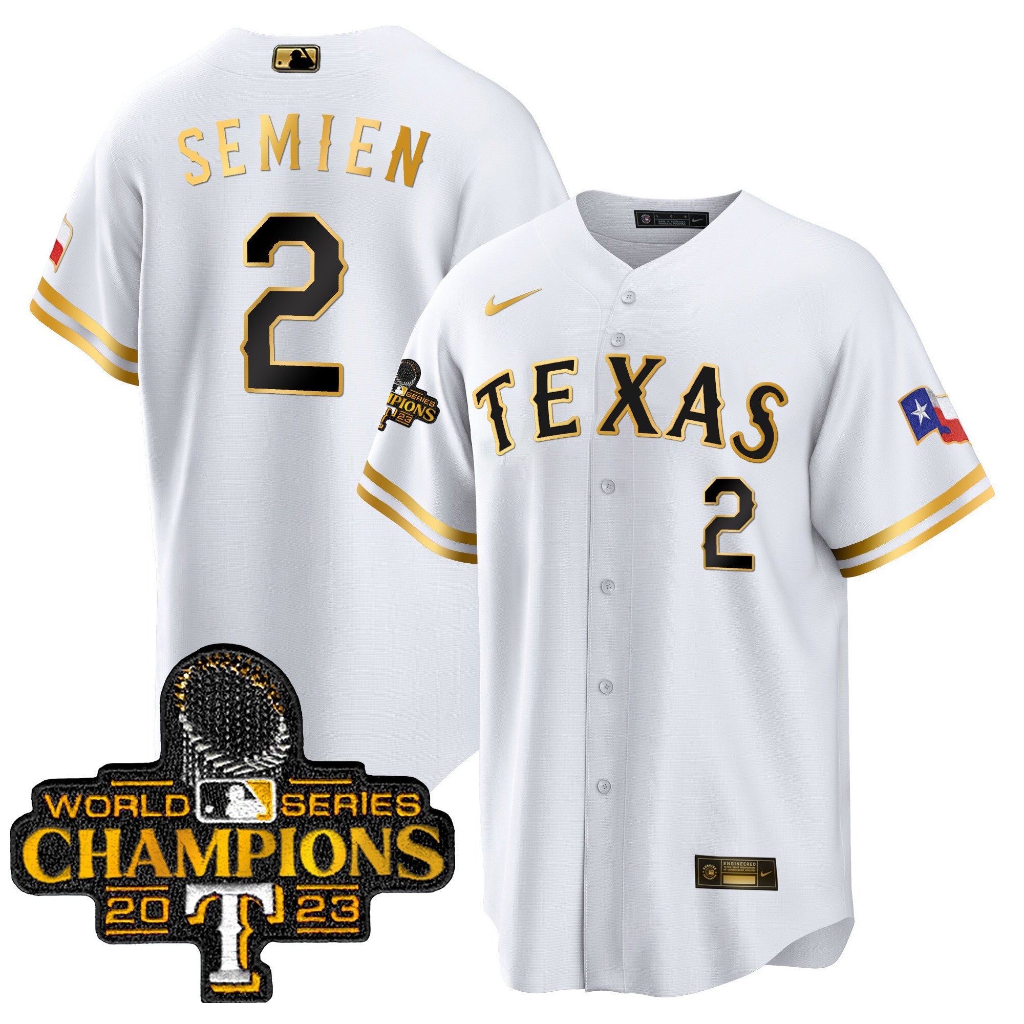 Men’s Texas 2023 World Series Champions Cool Base Jersey