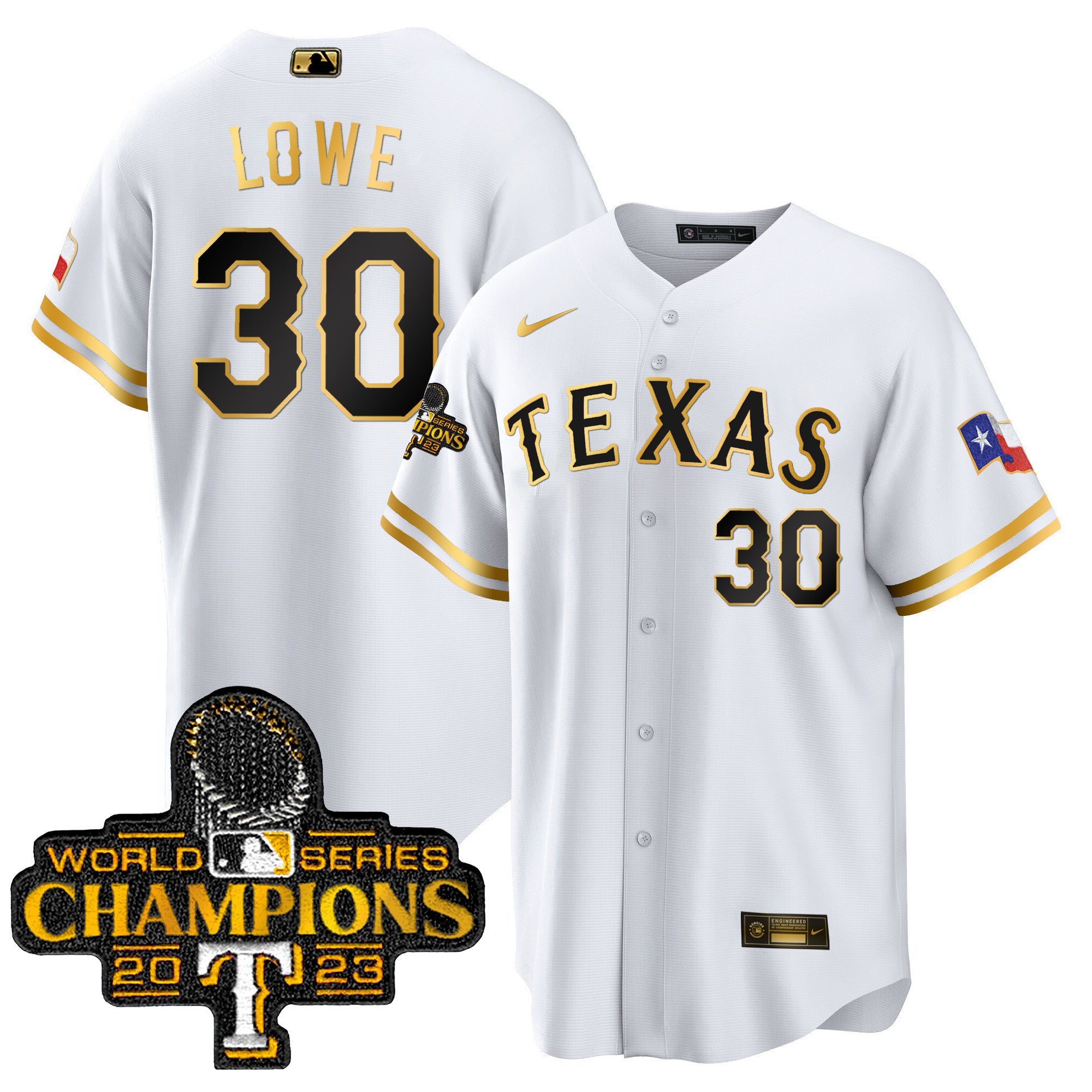 Men’s Texas 2023 World Series Champions Cool Base Jersey