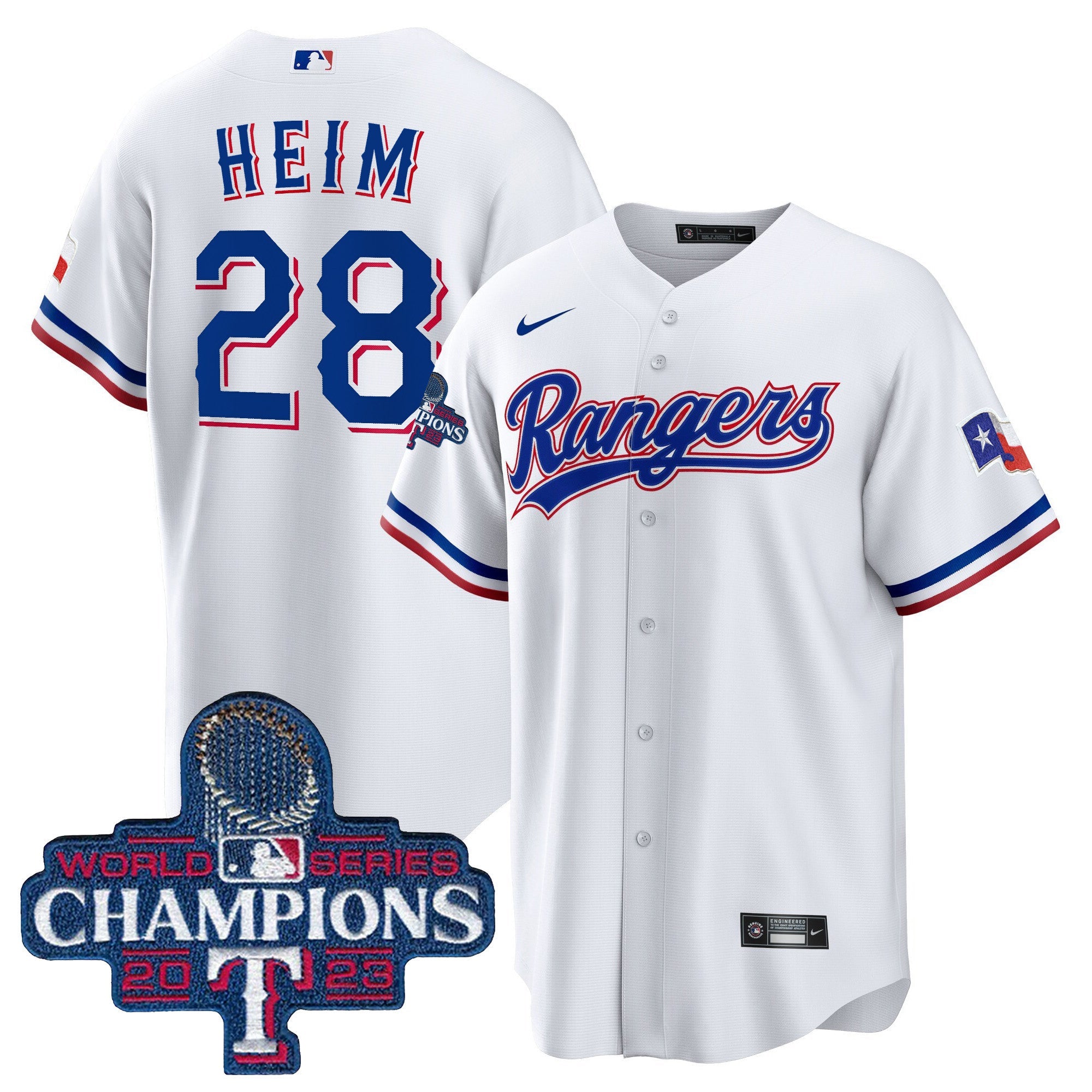 Men’s Texas 2023 World Series Champions Cool Base Jersey V3