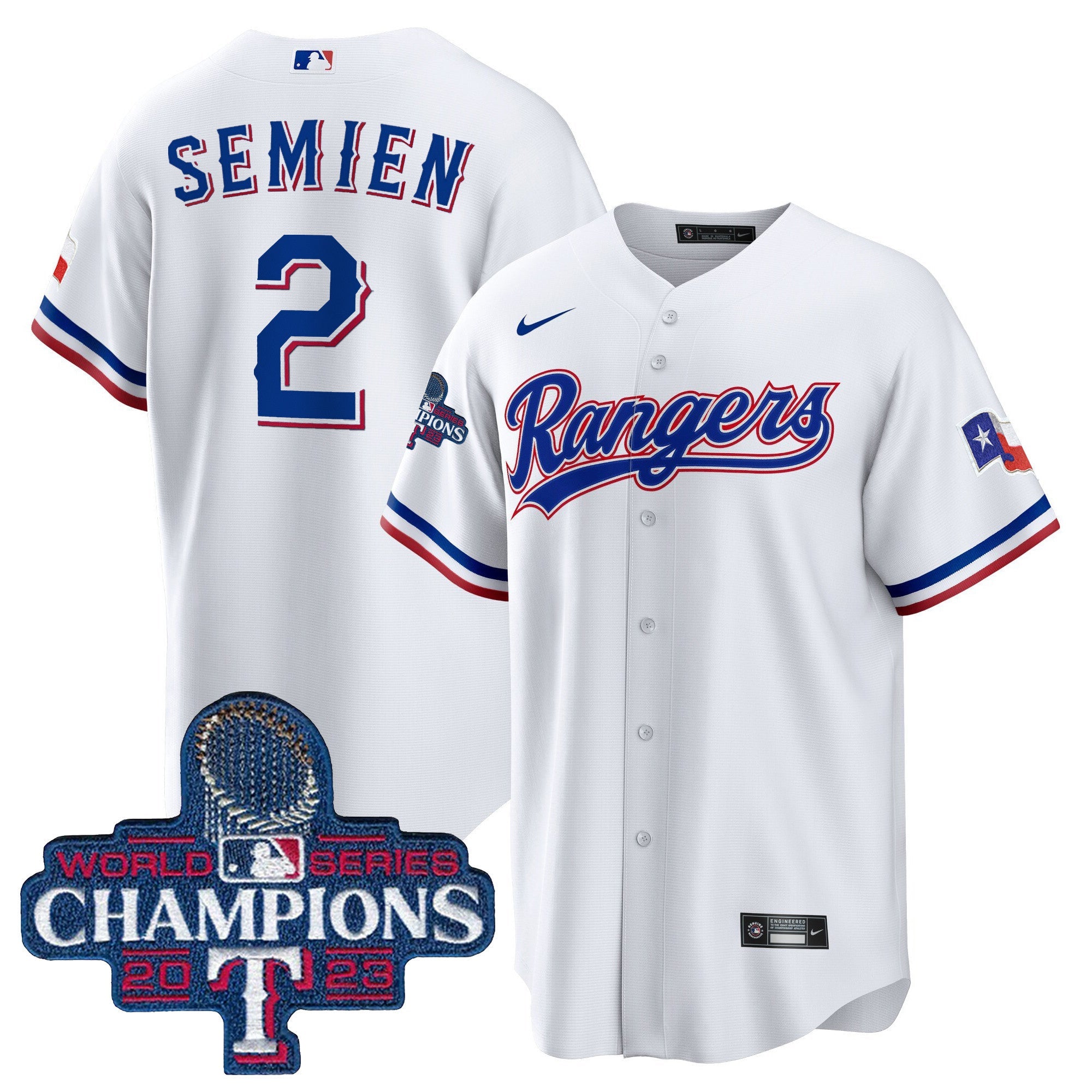 Men’s Texas 2023 World Series Champions Cool Base Jersey V3