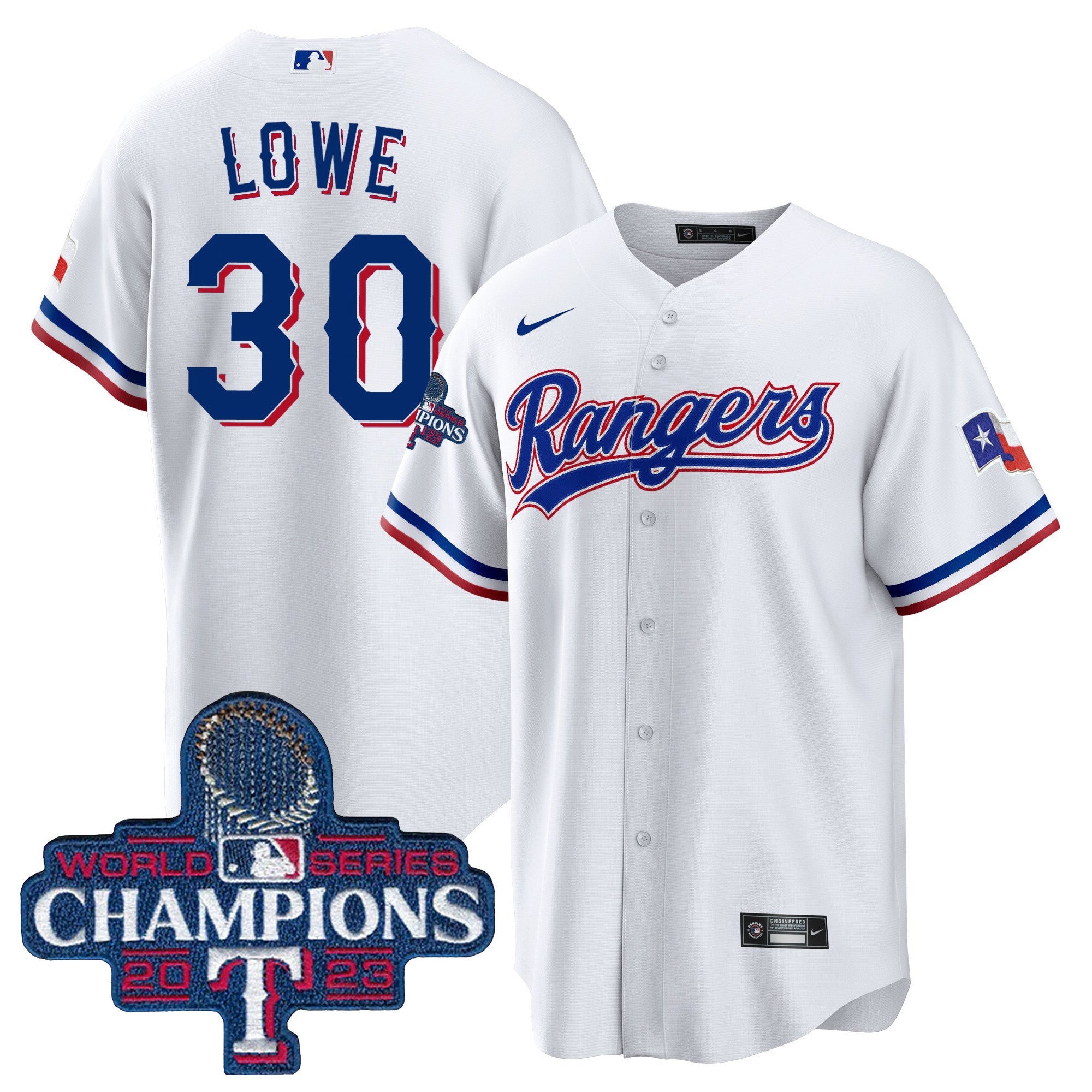 Men’s Texas 2023 World Series Champions Cool Base Jersey V3