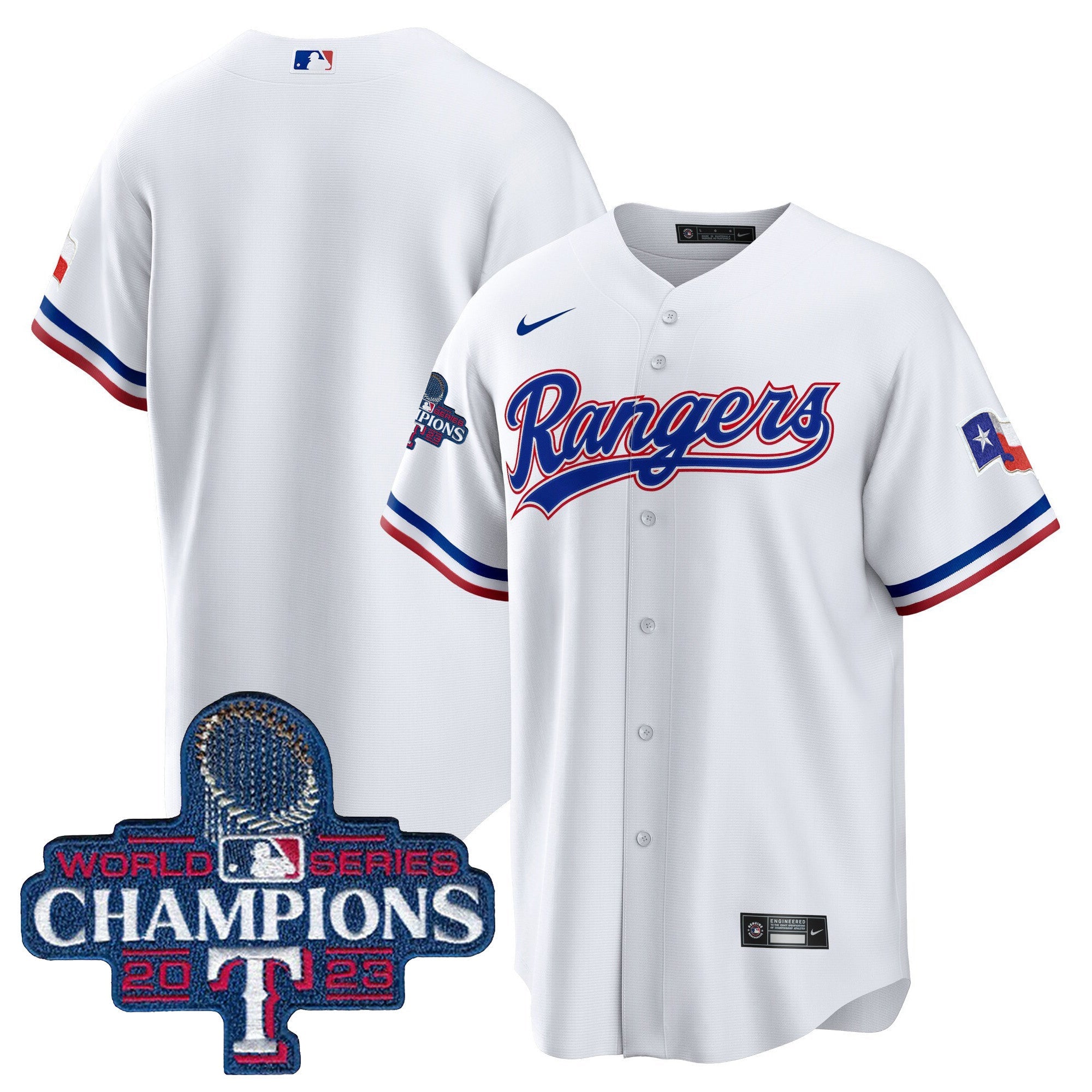 Men’s Texas 2023 World Series Champions Cool Base Jersey