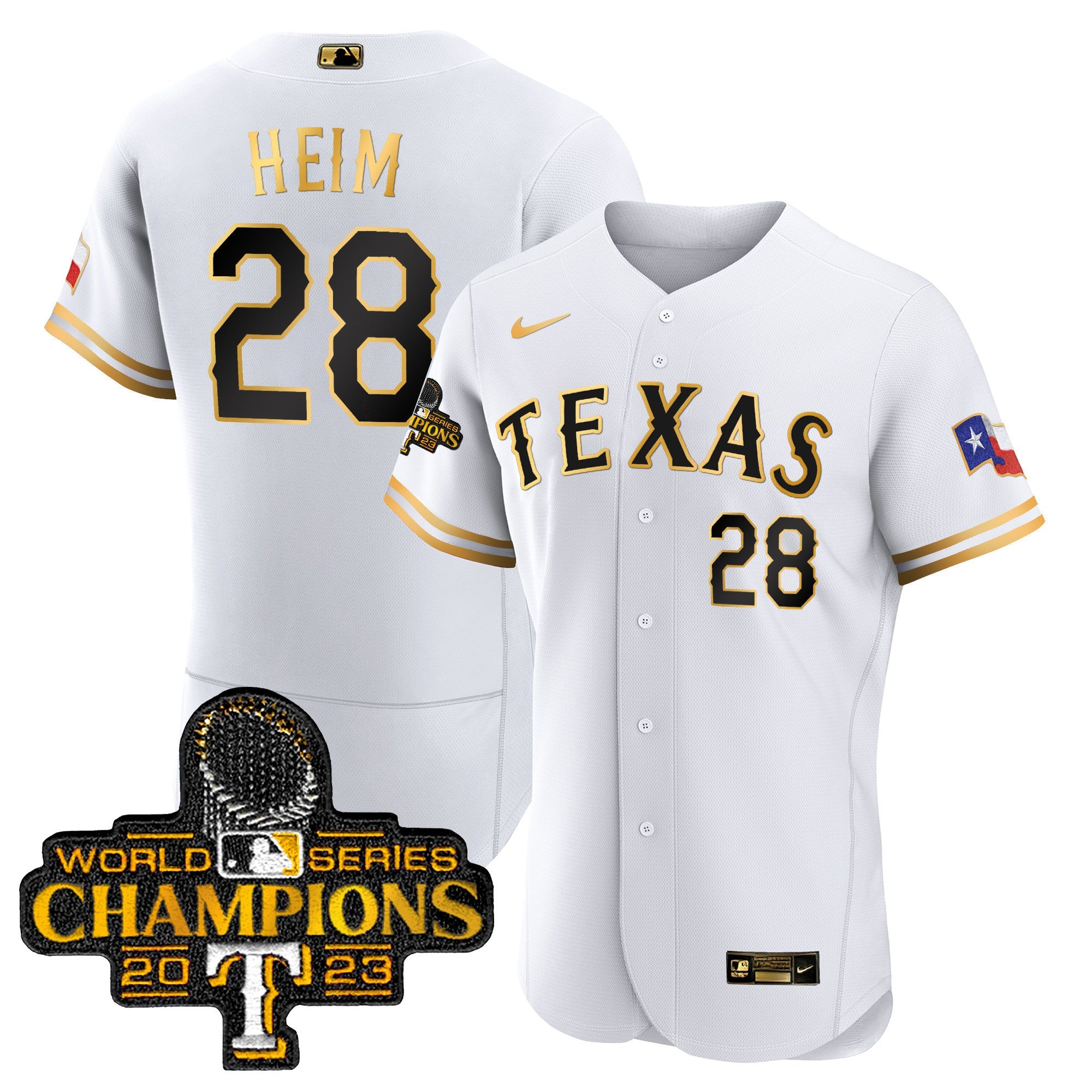 Men’s Texas 2023 World Series Champions Flex Base Jersey