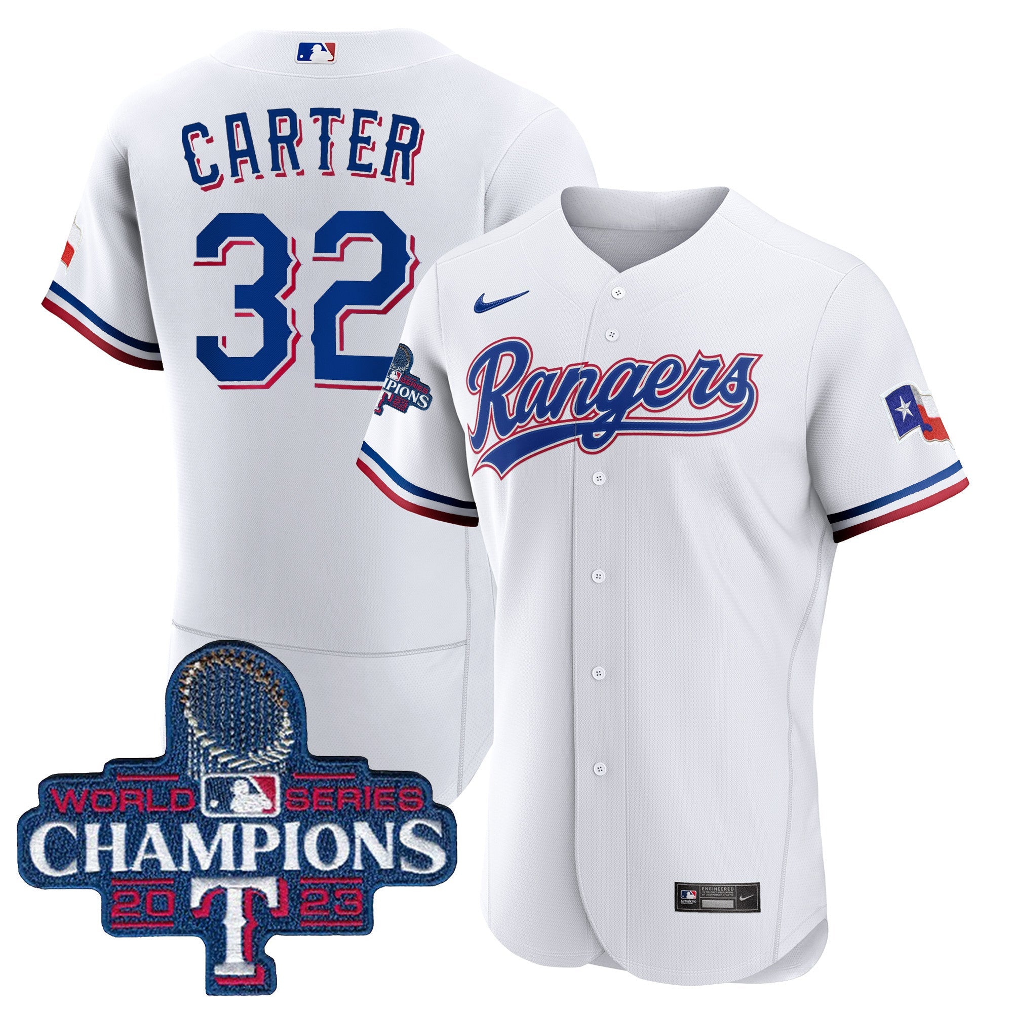 Men’s Texas 2023 World Series Champions Flex Base Jersey