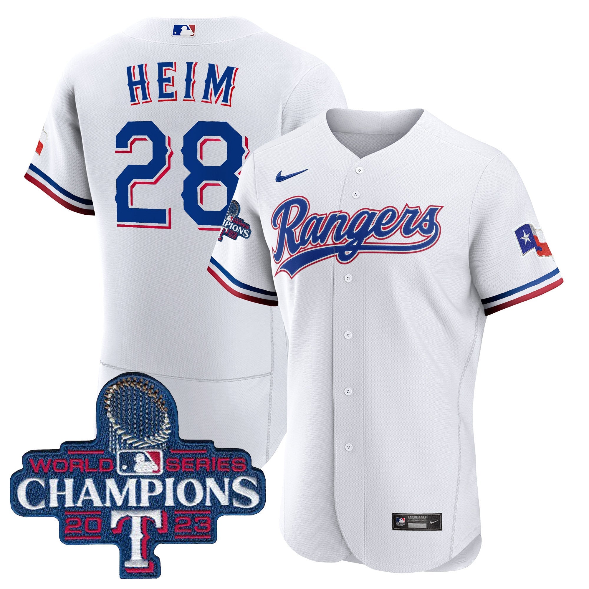 Men’s Texas 2023 World Series Champions Flex Base Jersey V3