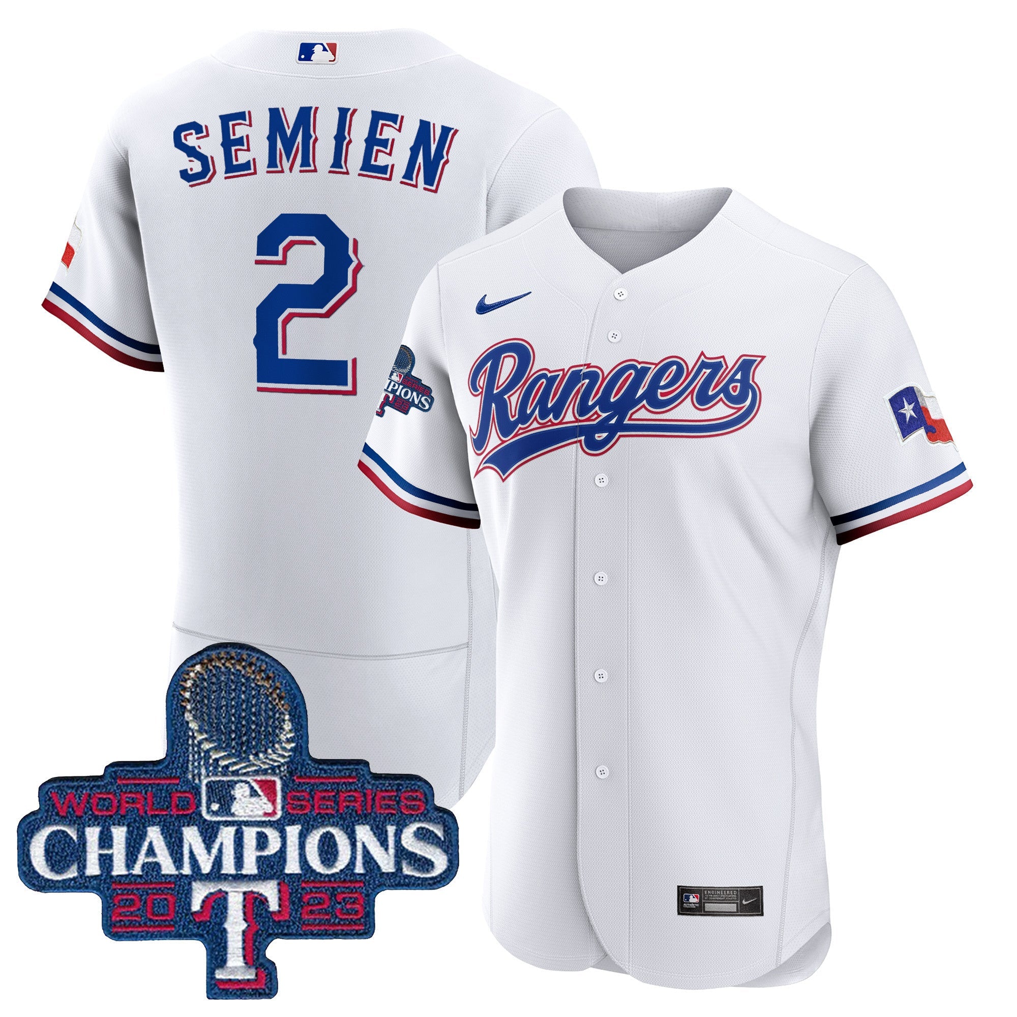 Men’s Texas 2023 World Series Champions Flex Base Jersey V3