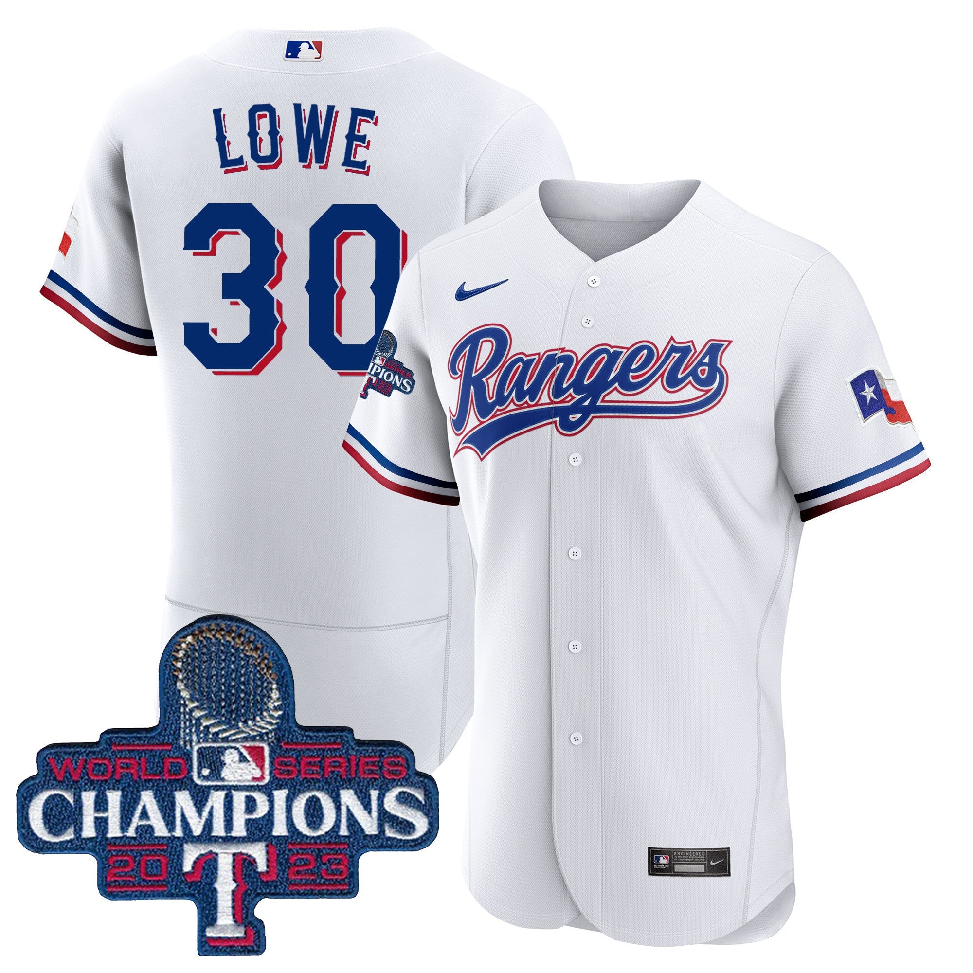 Men’s Texas 2023 World Series Champions Flex Base Jersey