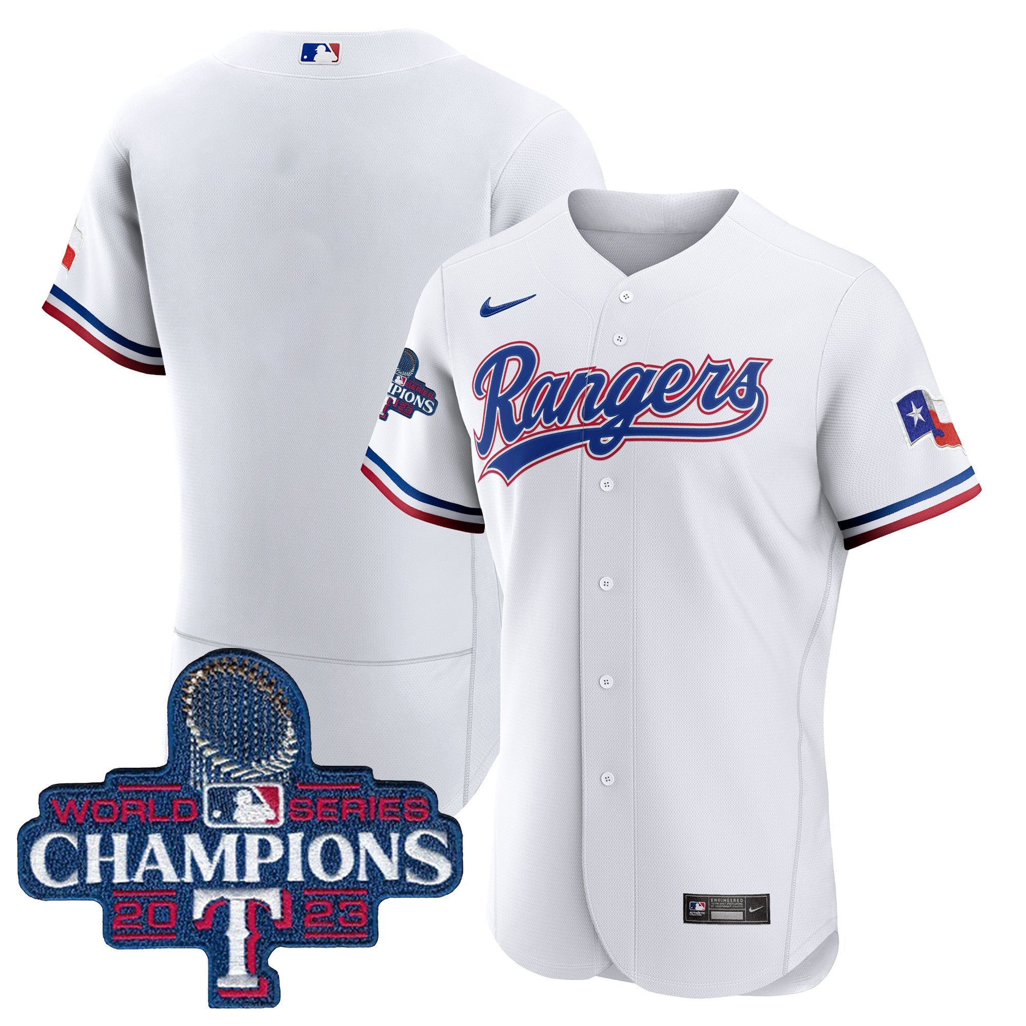 Men’s Texas 2023 World Series Champions Flex Base Jersey V3